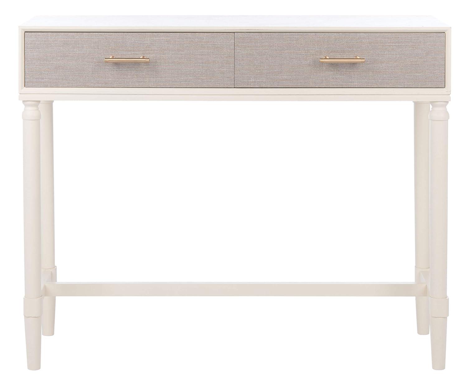 Estella 2 Drawer Console Table - CNS5731A - White - Safavieh