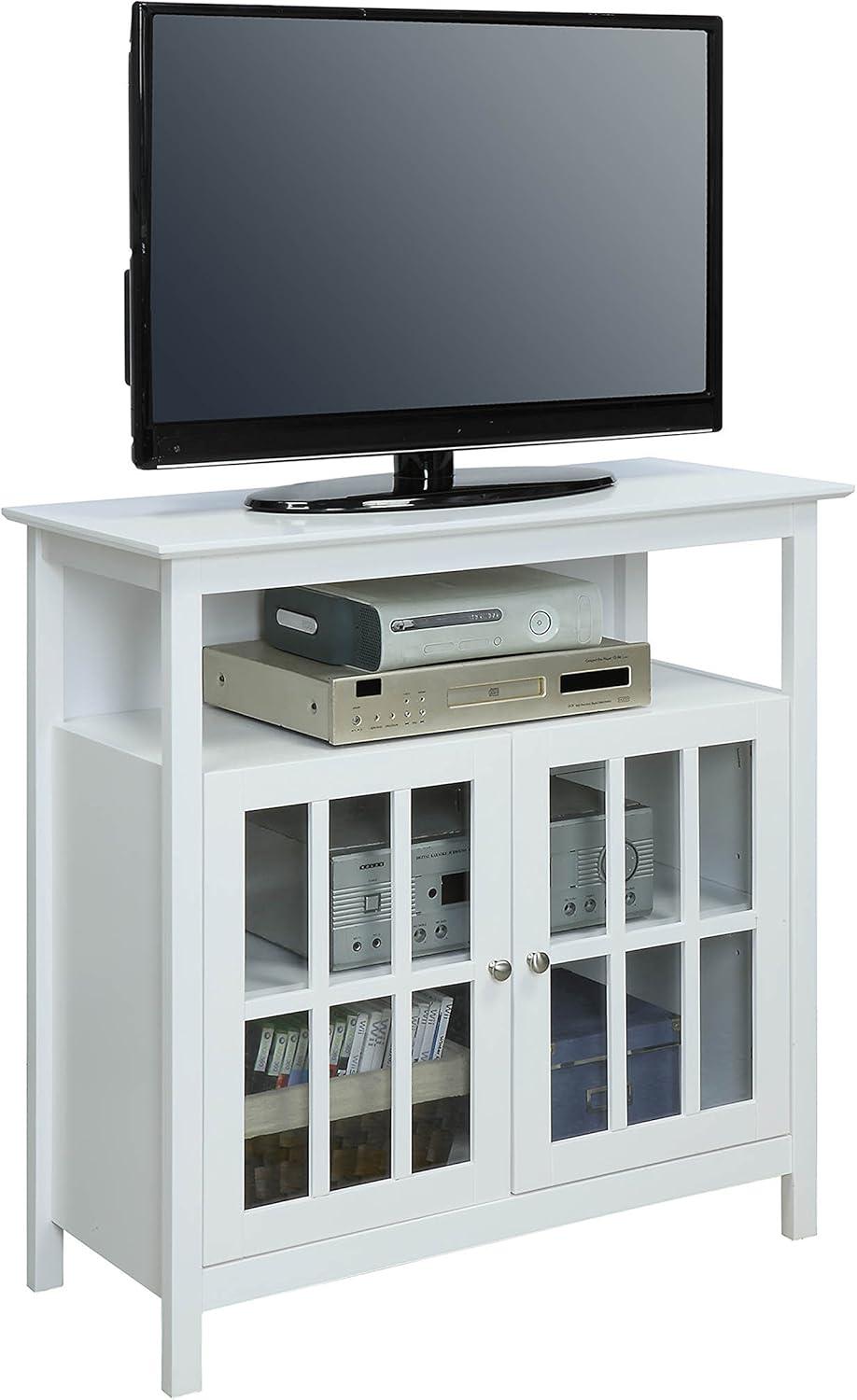 Big Sur Highboy TV Stand, White