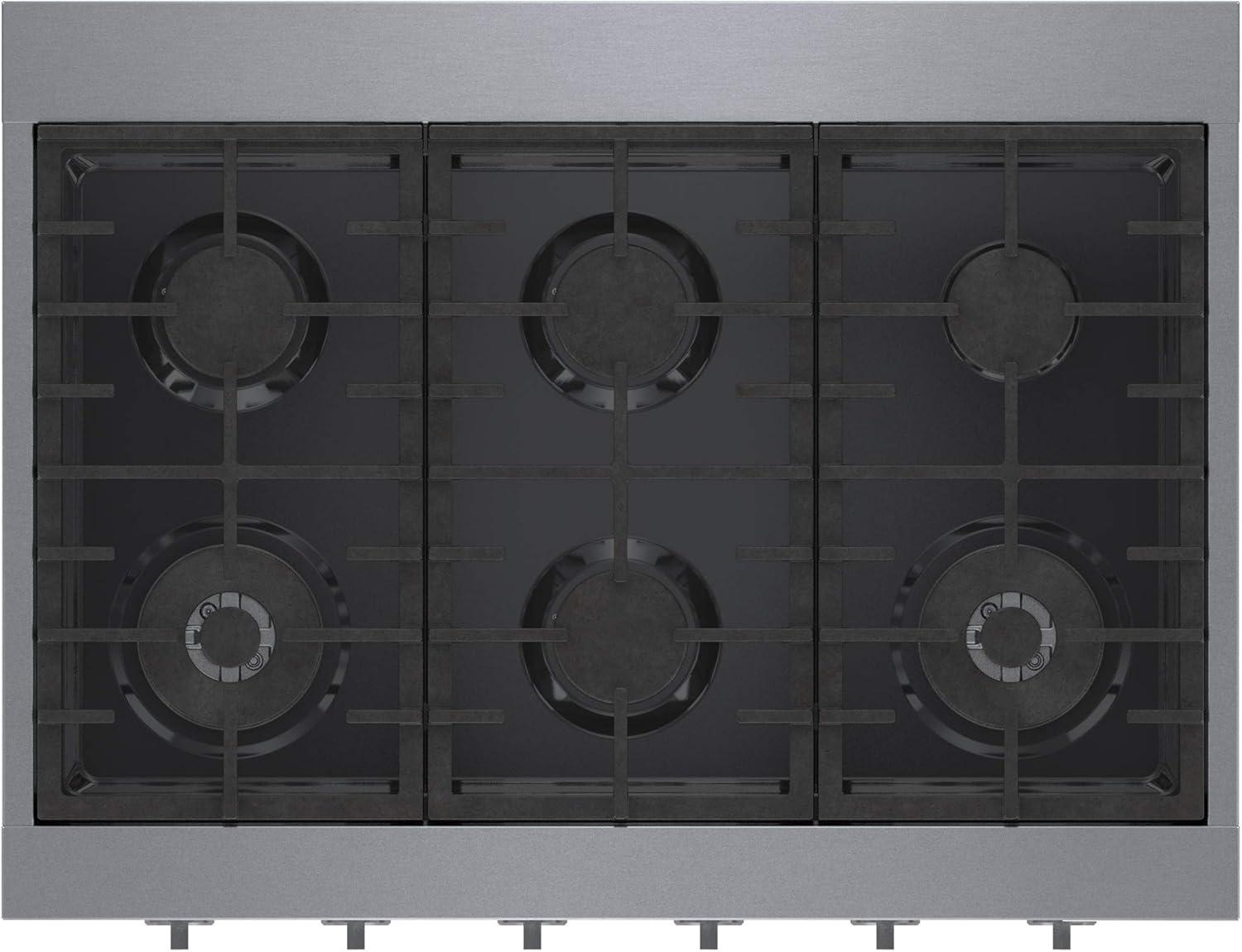 Bosch Rgm86uc 36" Wide 6 Burner Gas Rangetop - Stainless Steel