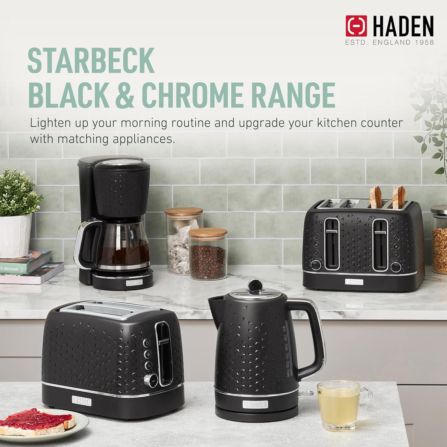 HADEN Starbeck Black Electric Tea Kettle