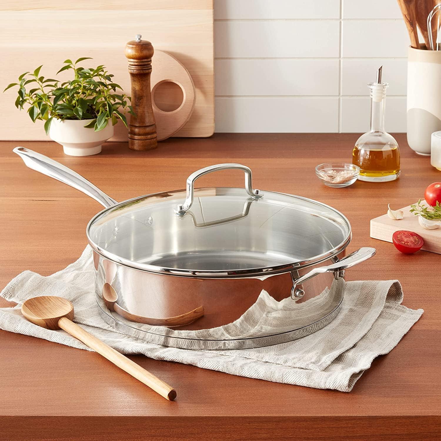 Cuisinart Stainless Steel Saute Pan with Lid