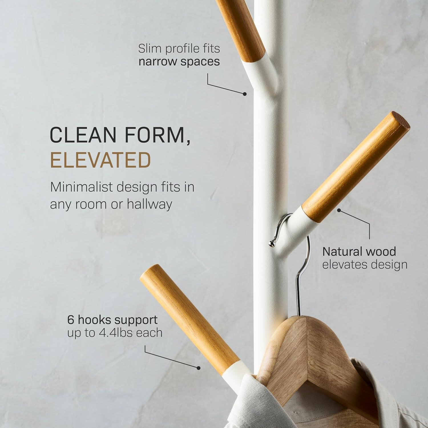 Yamazaki Home Coat Hanger, Steel, Weighted Base