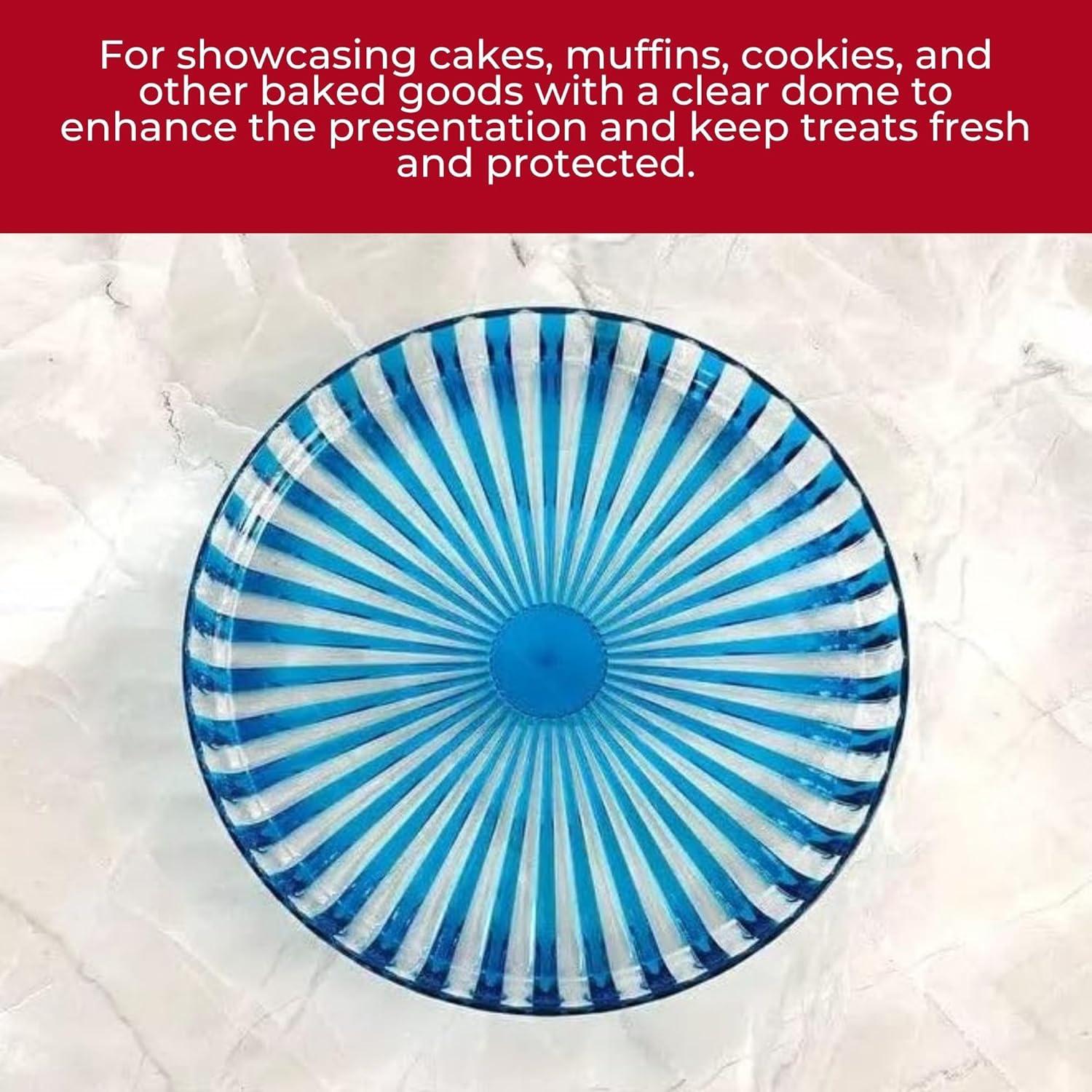 Guzzini Dolcevita Cake Serving Stand - Turquoise, Turquoise