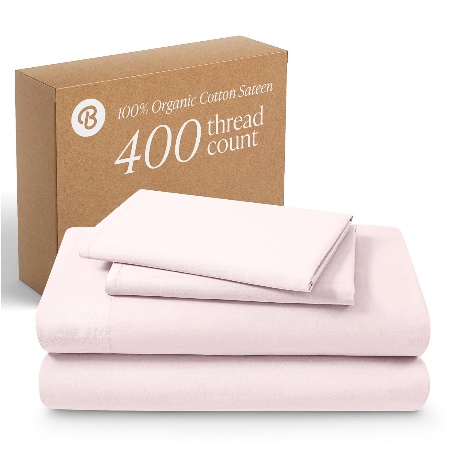 Bare Home 400 Thread Count Sateen Sheet Set