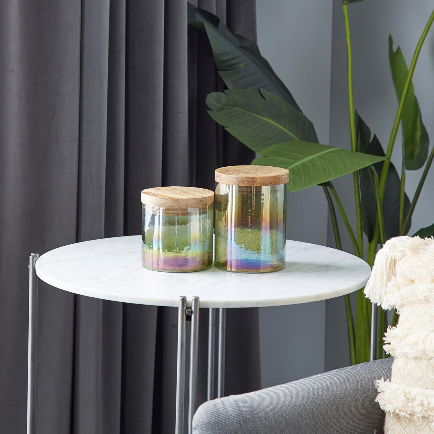 Wood Decorative Urns & Jars
