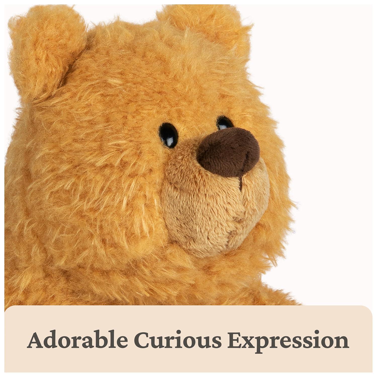 GUND Growler Teddy Bear Small Classic Brown Bear Plush Stuffed Animal, 11 Inch