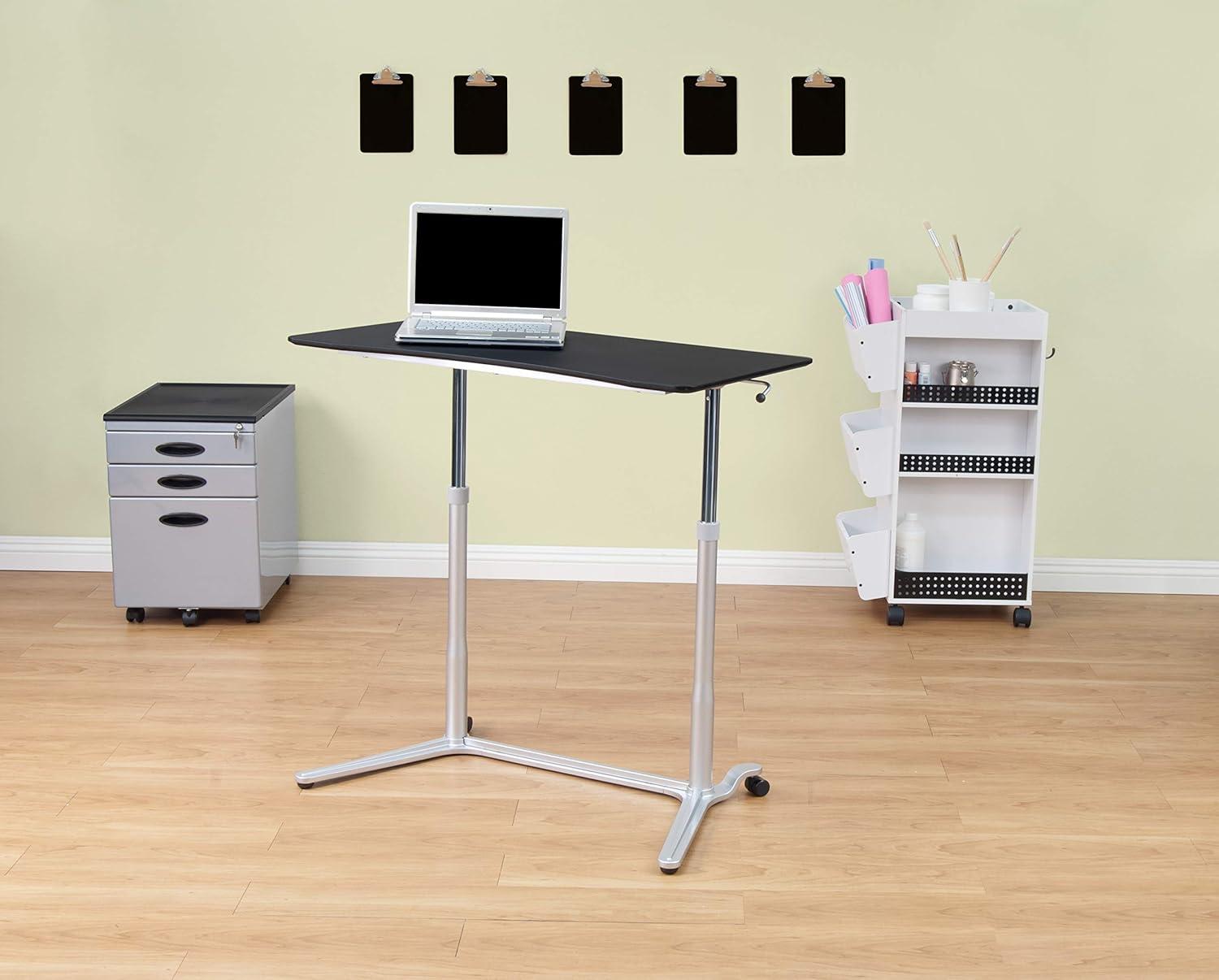Inbox Zero Crandell Adjustable Metal Base Standing Desk