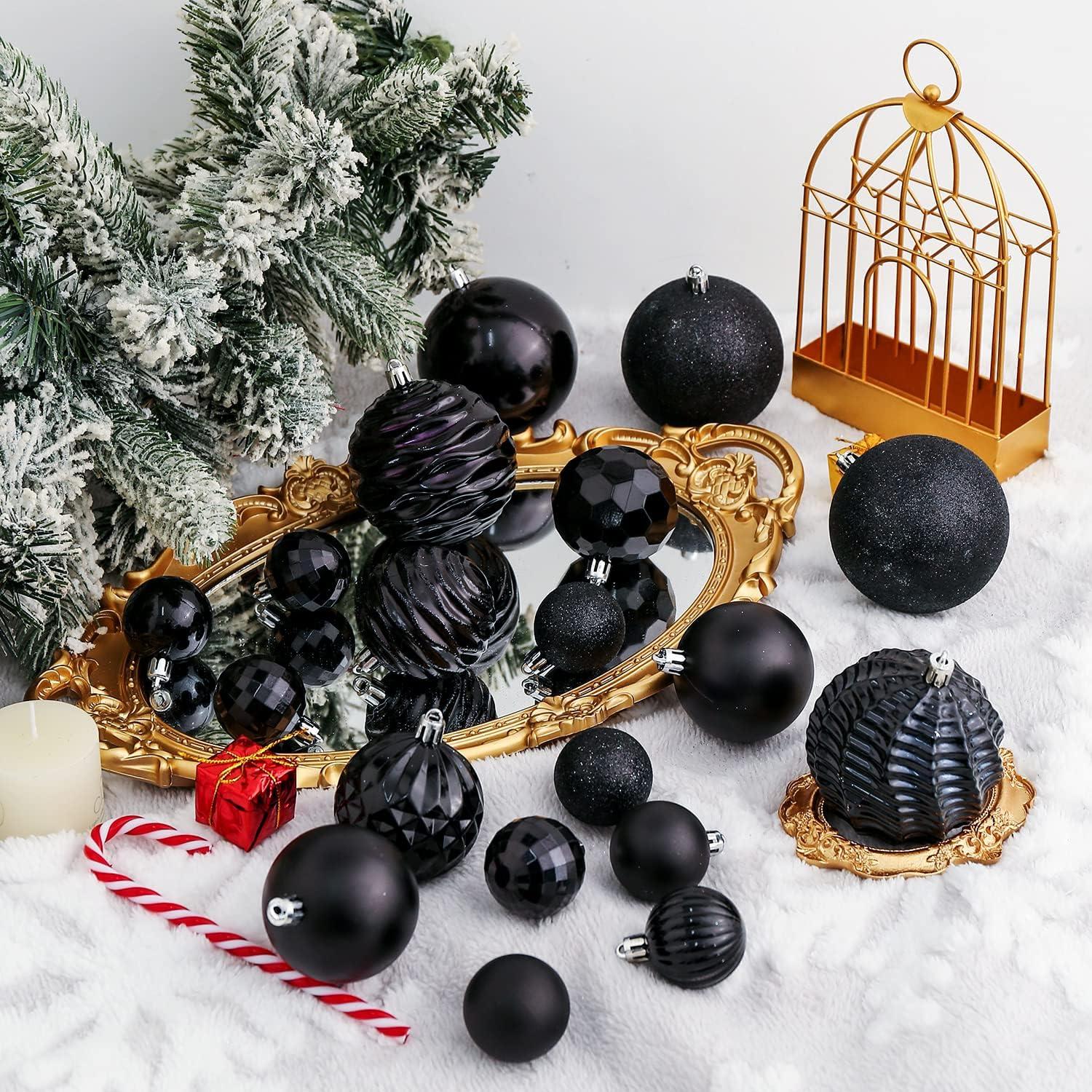 XmasExp 16ct Christmas Balls Ornaments - Shatterproof Large Hanging Ball Decorative Xmas Balls for Halloween Decorations Holiday Wedding Party Xmas Tree Decoration(3.15"/80mm, Light Purple)