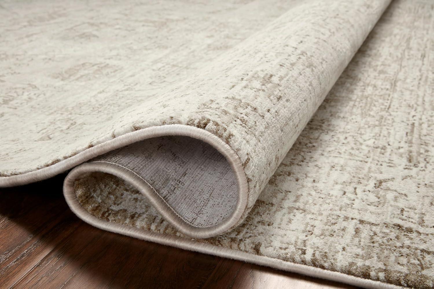 Honora Rug by Amber Lewis x Loloi - Ivory and Natural / 6'7" x 9'2"