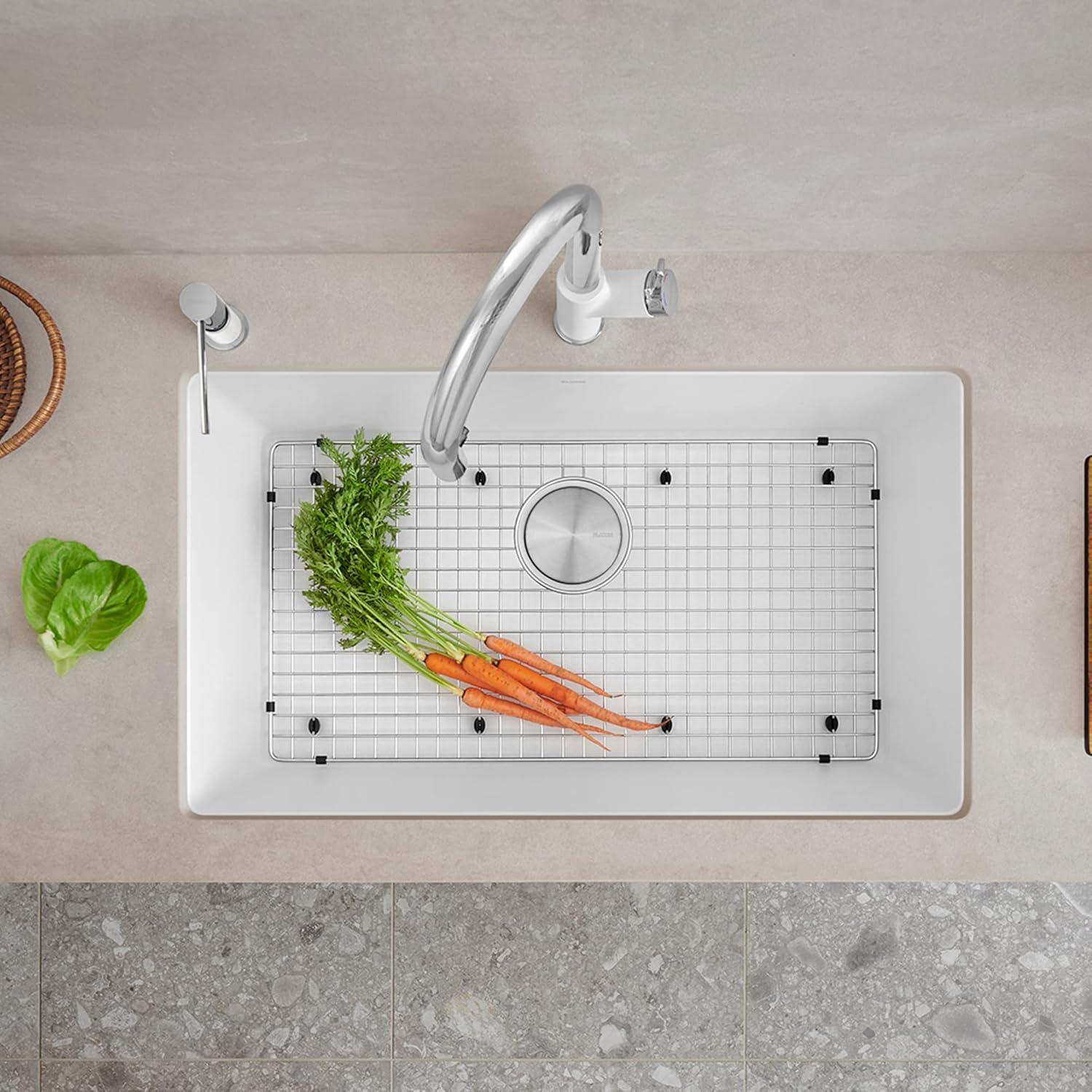 Precis SILGRANIT 32" L X 19" W Super Single Undermount Kitchen SInk