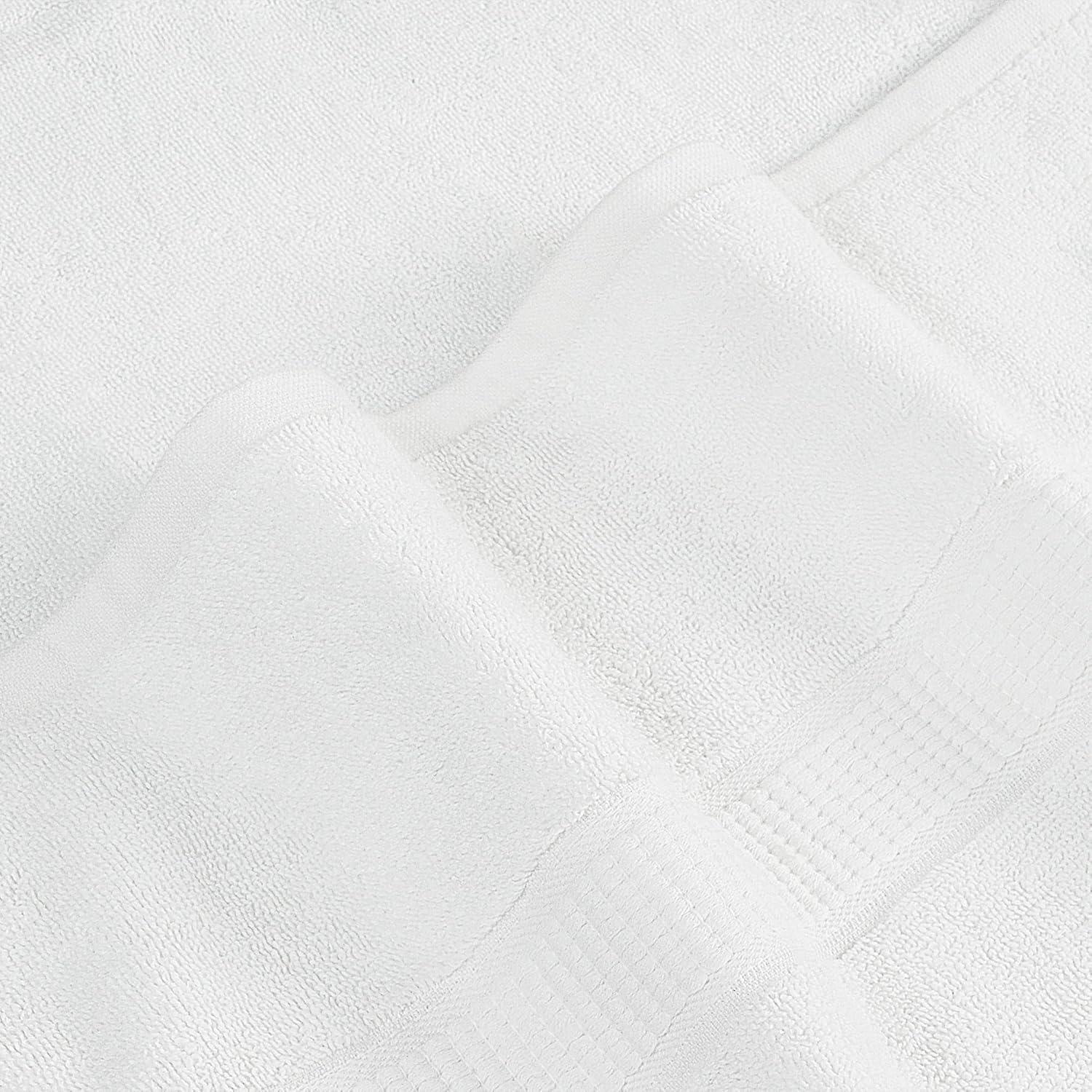 Oversized White Cotton Jumbo Bath Sheets, 2-Pack