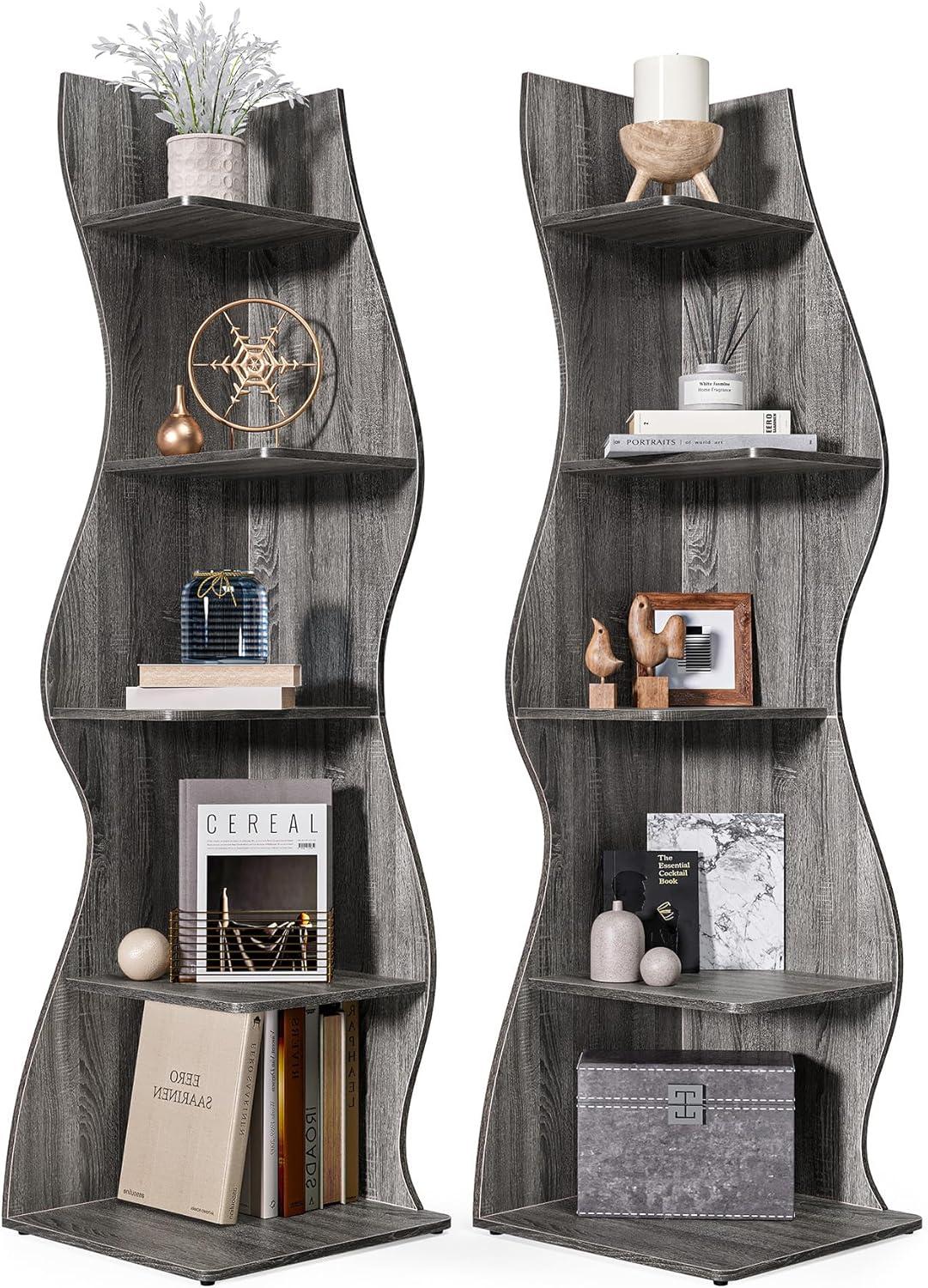 Arhab Corner Bookcase