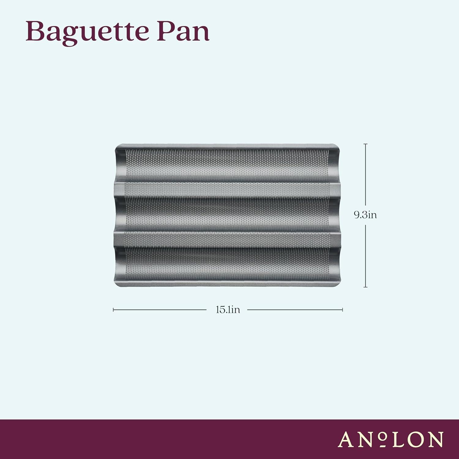 Anolon Advanced Non-Stick Bakeware 3 Channel Bread Pan