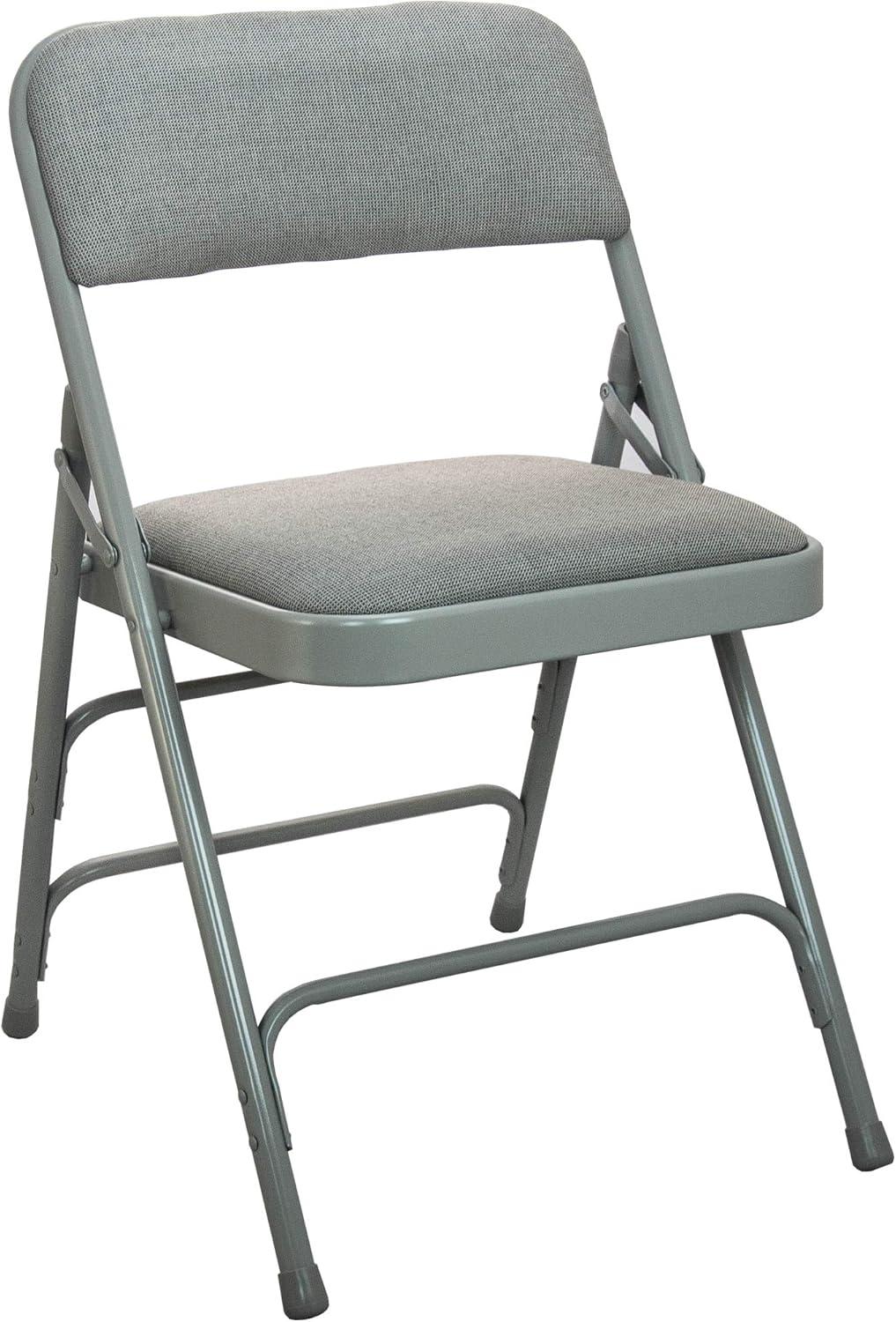 Flash Furniture Advantage Padded Metal Folding Chair - Fabric Seat