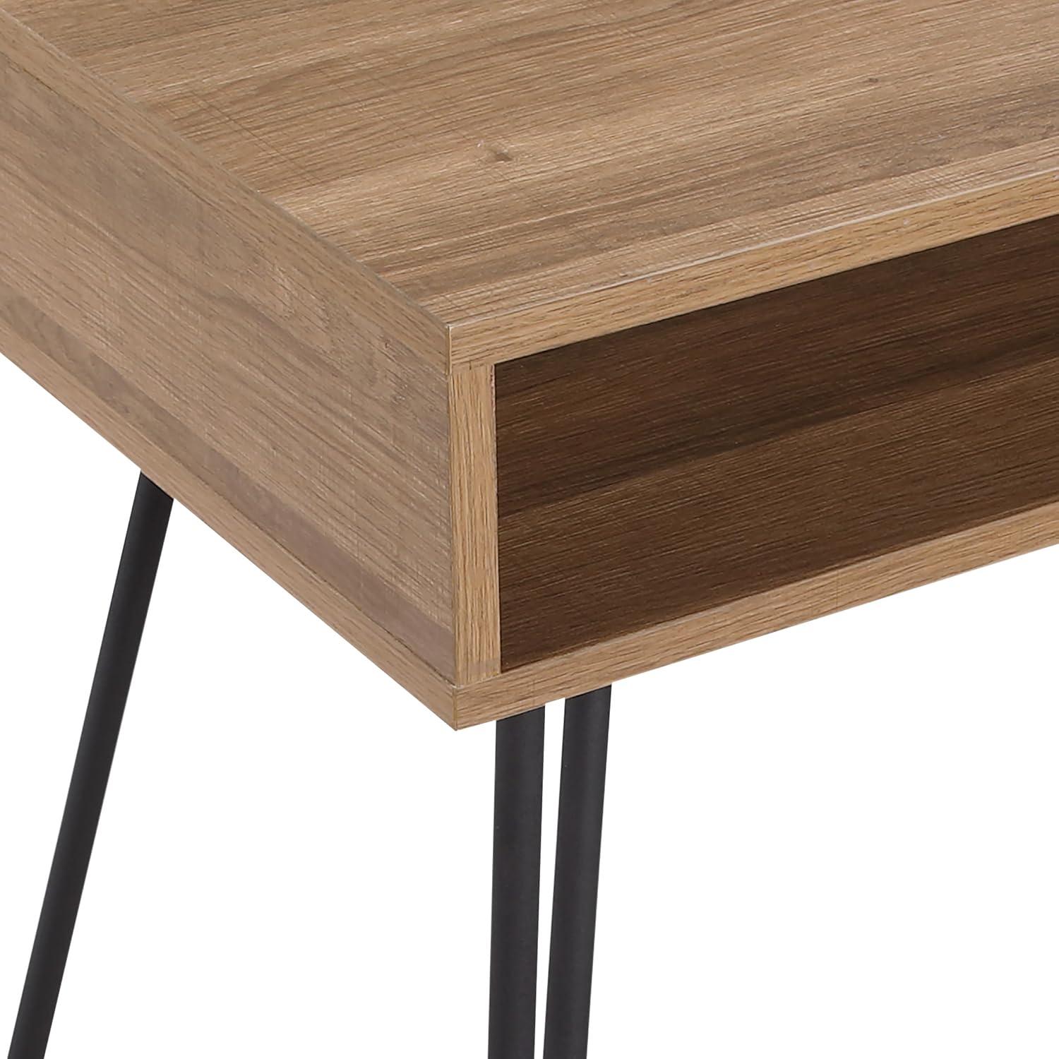 Writing Desk 48" in Engineered Wood Brown Finish KD