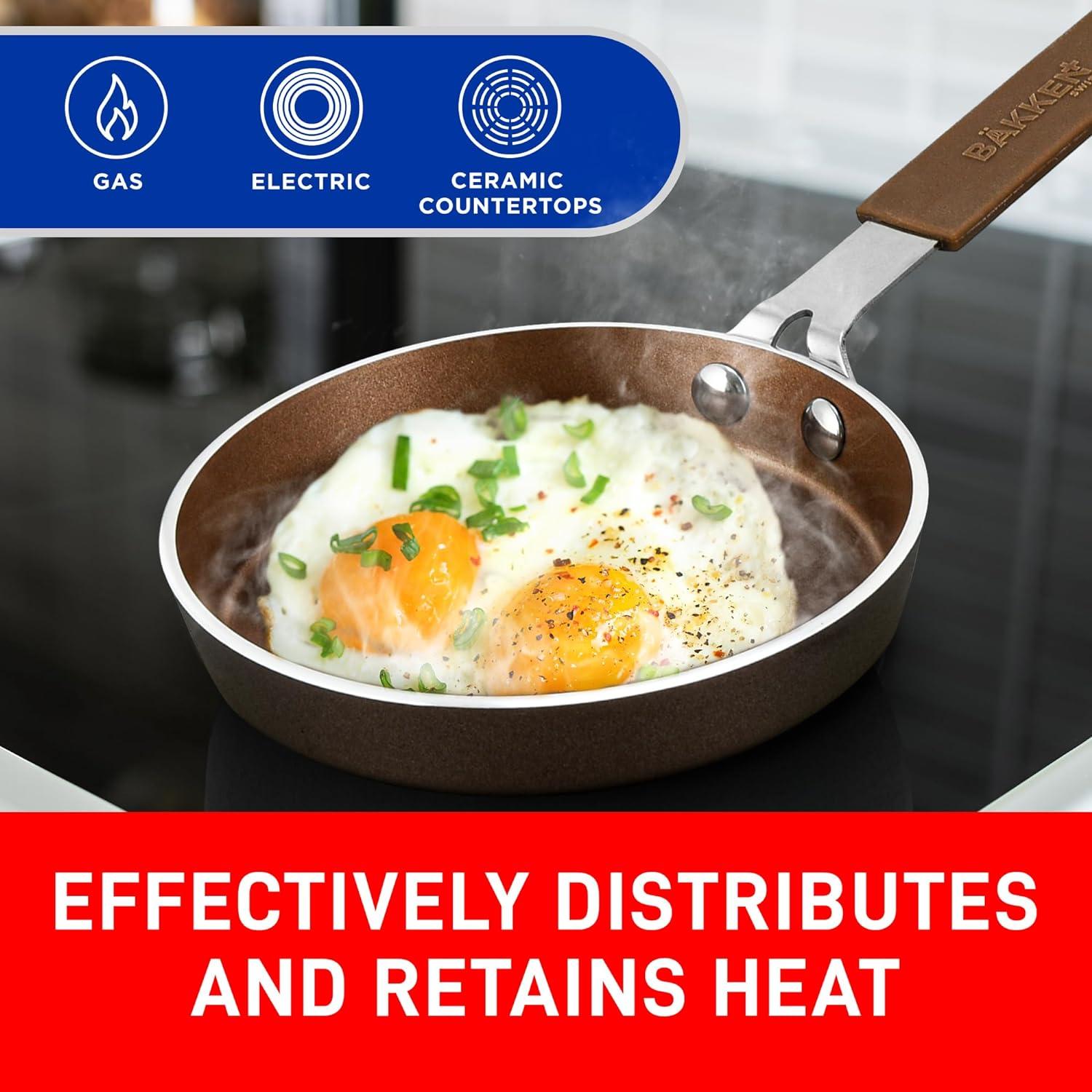 Lifemaster Steel Non-Stick Skillet with Lid
