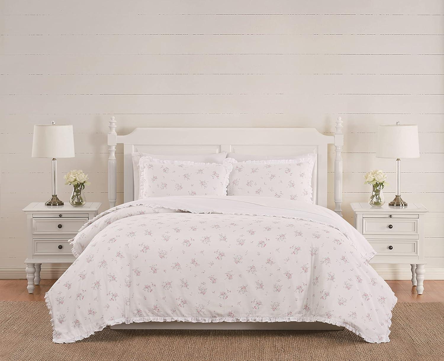 Rosebury Sateen Floral Duvet Cover Set