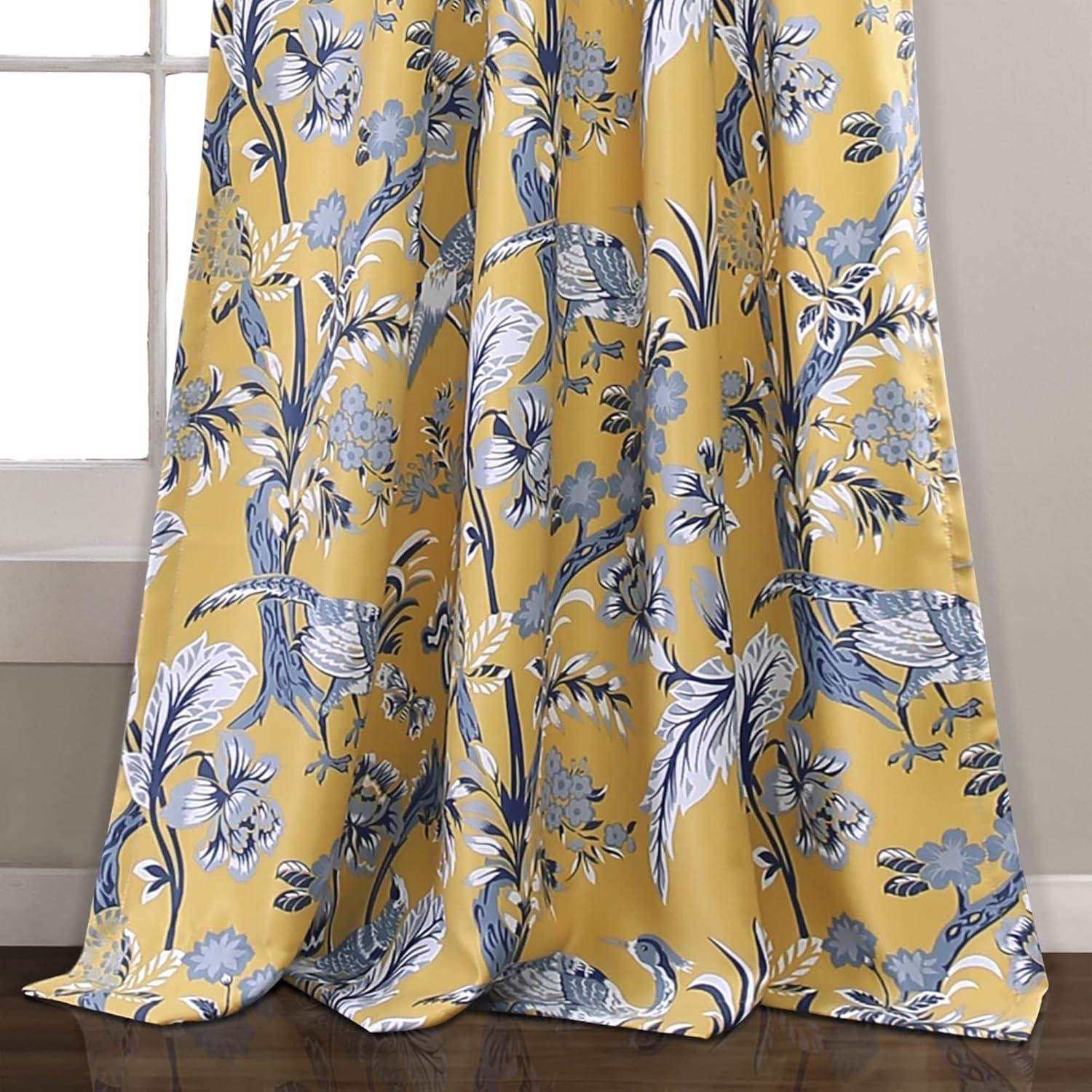 Dolores Polyester Room Darkening Curtain Pair