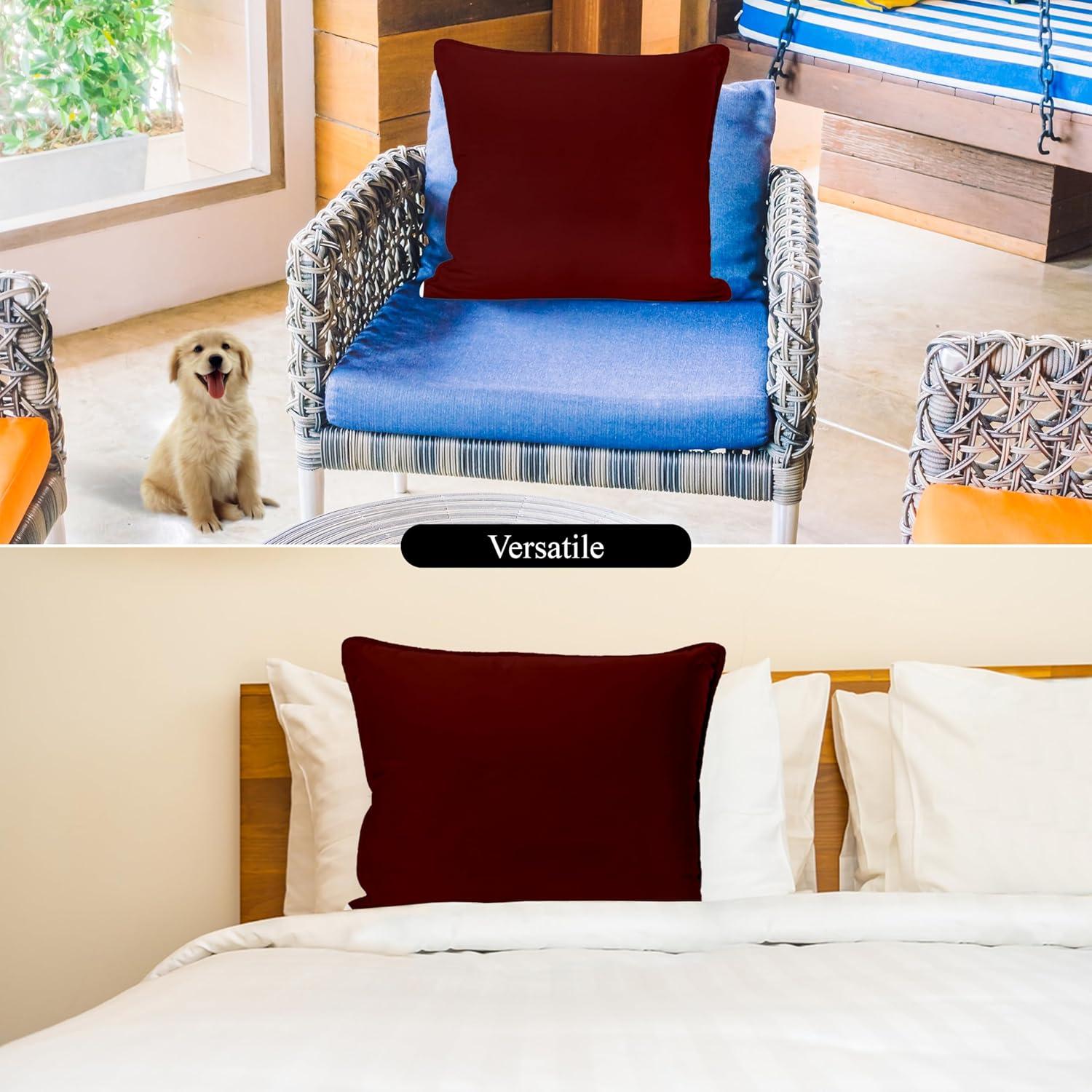 A1 Home Collections LLC Bedding Polyester Lumbar Indoor/Outdoor Pillow Cover (Set of 2)