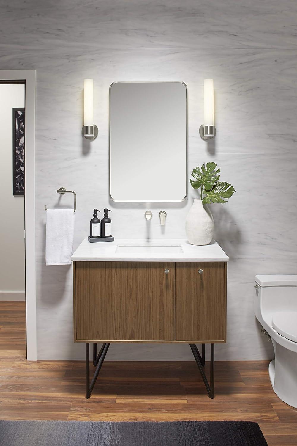 KOHLER Essential Rectangular Wall Mirror, Bathroom / Vanity Mirror with Frame
