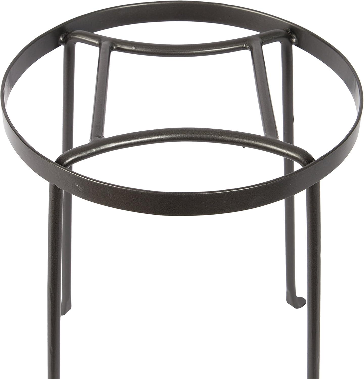 Indoor Outdoor Diamond Shaped Argyle Plant Stand Roman Bronze Powder Coat Finish - Achla Designs