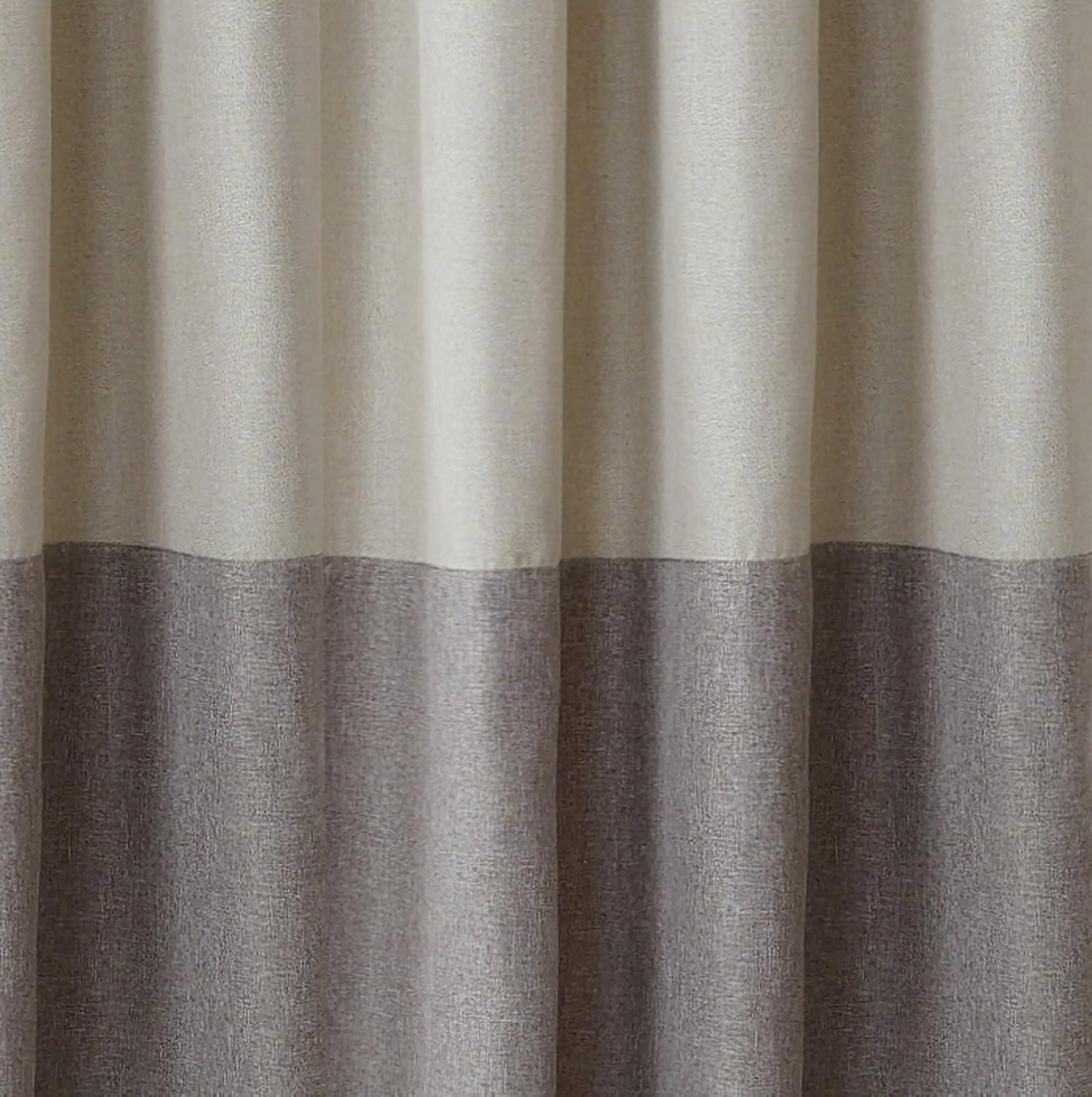 Elrene Braiden Color Block Single Blackout Window Curtain Panel - Elrene Home Fashions