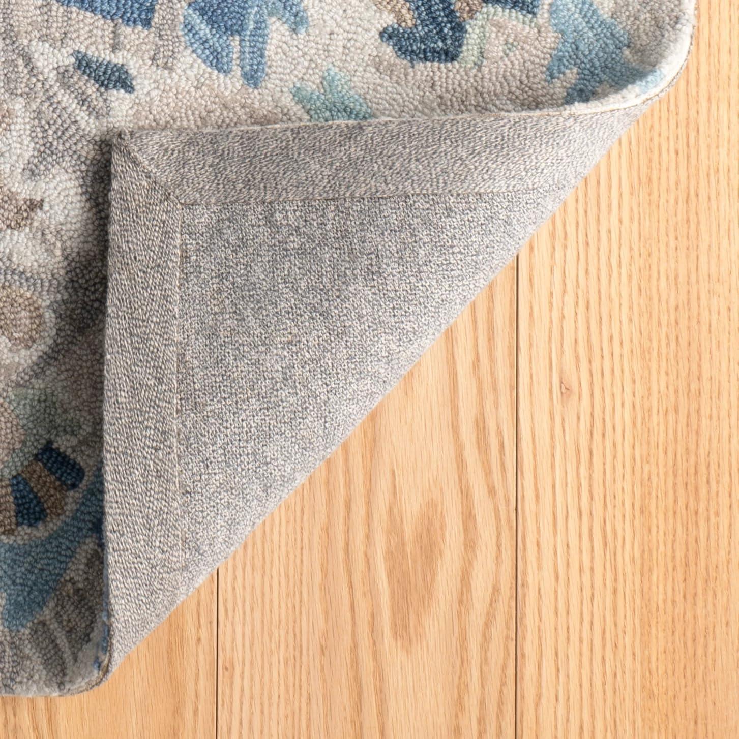 Ines Multi Hand Micro Hooked Wool Rug