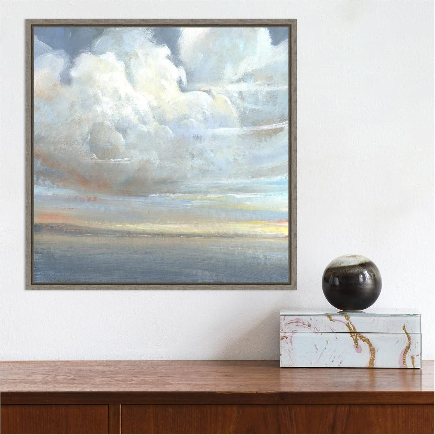 Amanti Art Passing Storm Clouds II by Tim O'Toole Canvas Wall Art Print Framed 16 x 16-in.