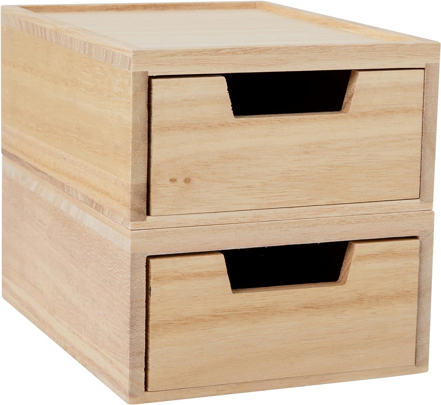 Thomas Martha Stewart Wooden Storage Boxes With Pullout Drawers