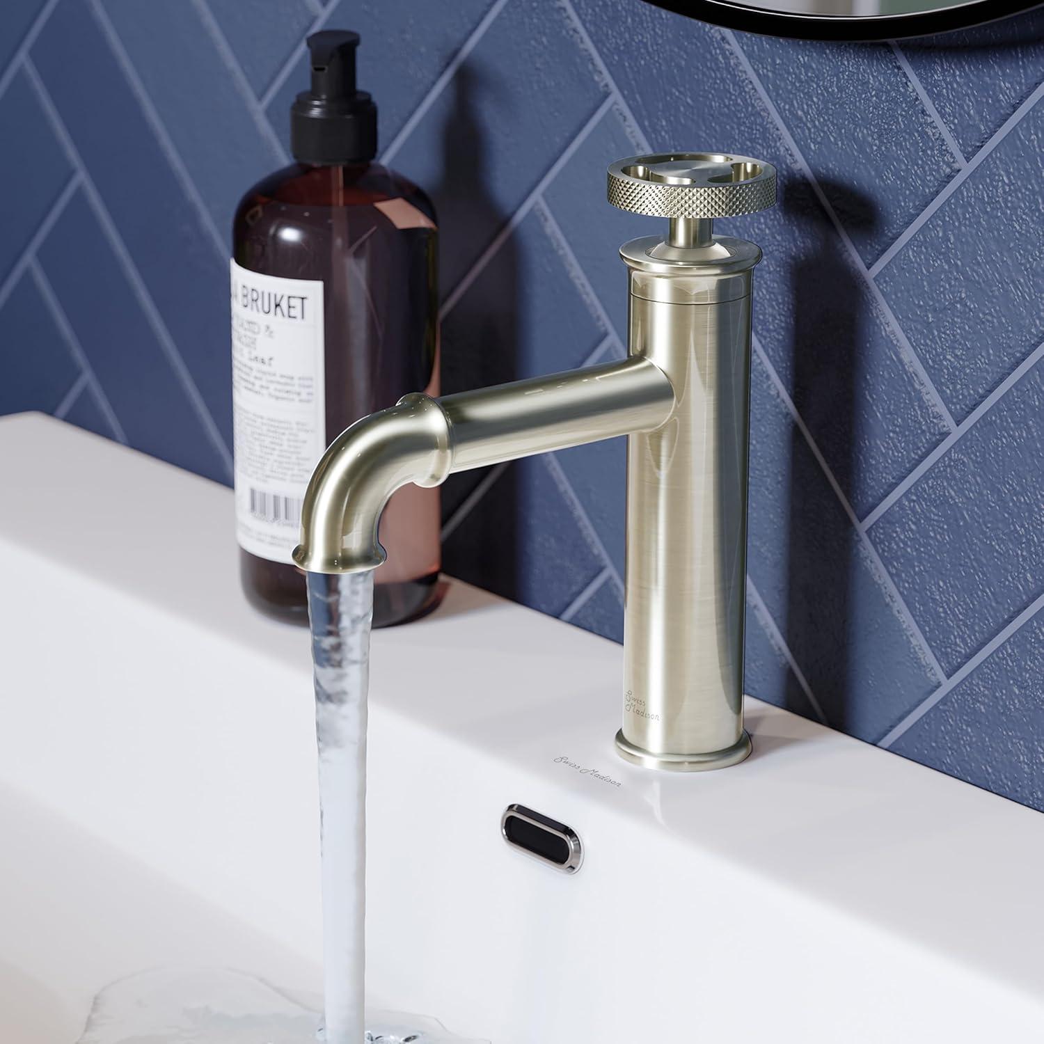 Avallon Single Hole, Single-Handle Wheel, Bathroom Faucet