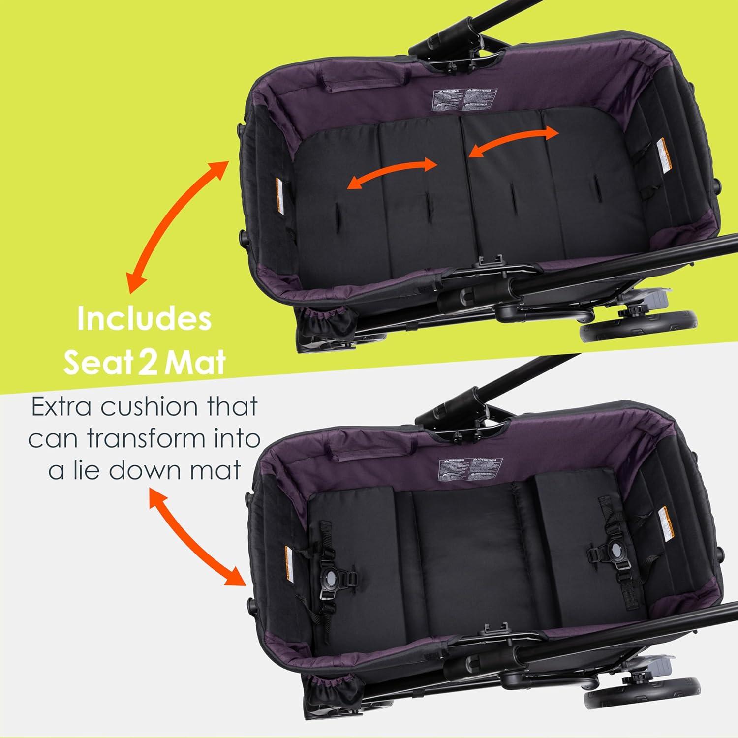Baby Trend Navigator PLUS 2-in-1 Stroller Wagon - Dash Plum