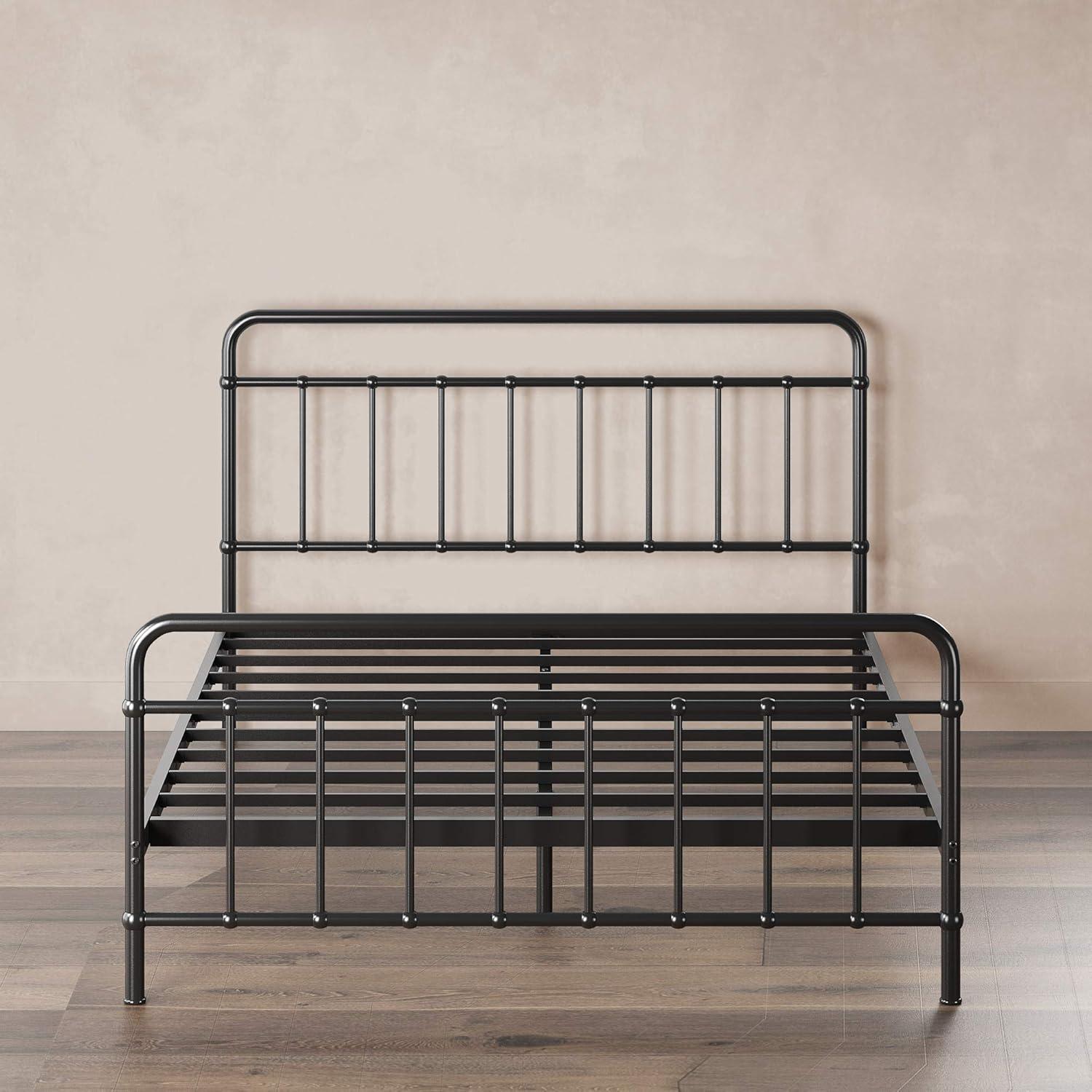 Zinus Florence 42" Modern Farmhouse Metal Platform Bed