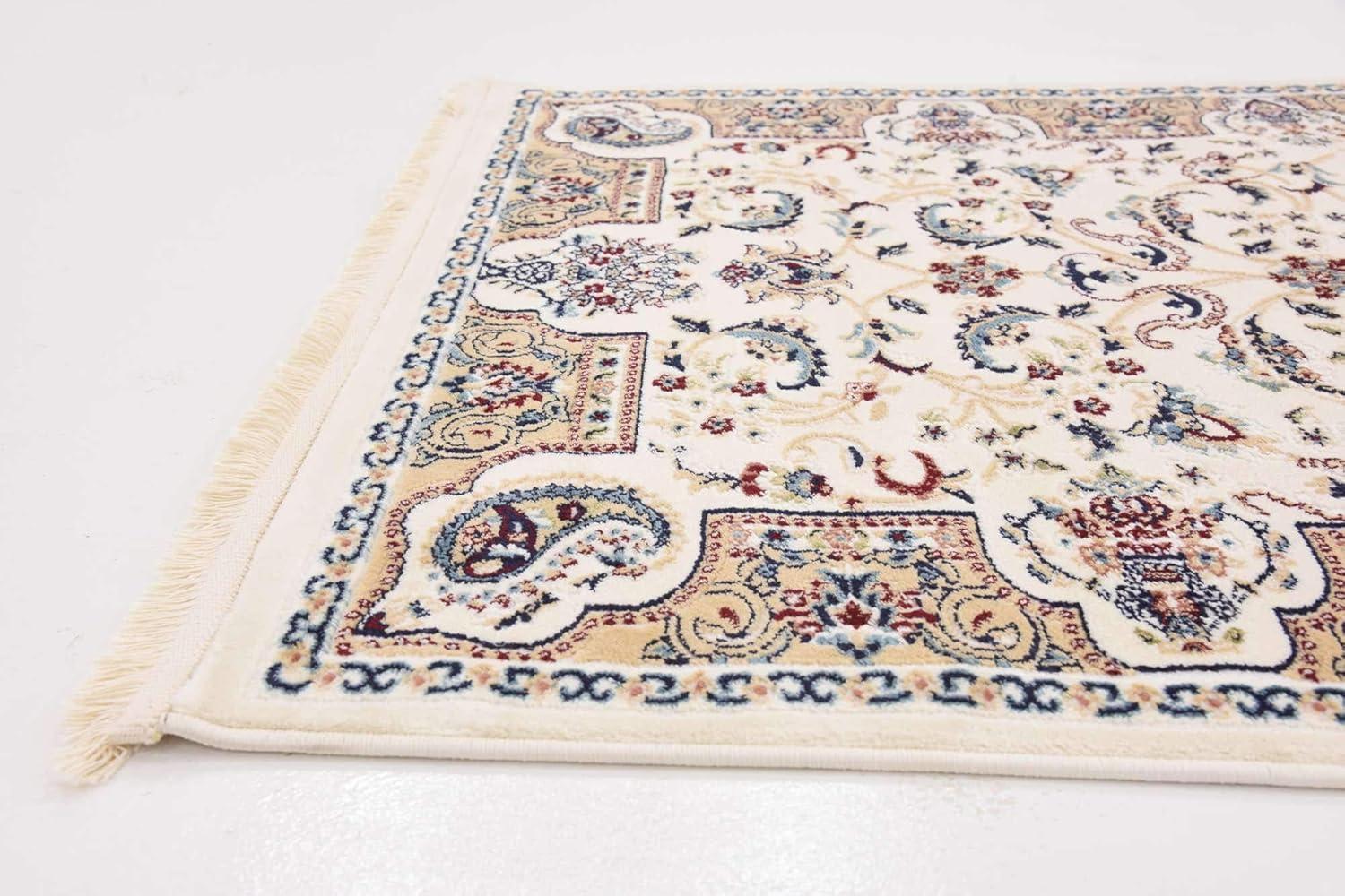 Unique Loom Narenj Collection Area Rug - Newcastle (3' x 13' 1" Runner Ivory/Beige)