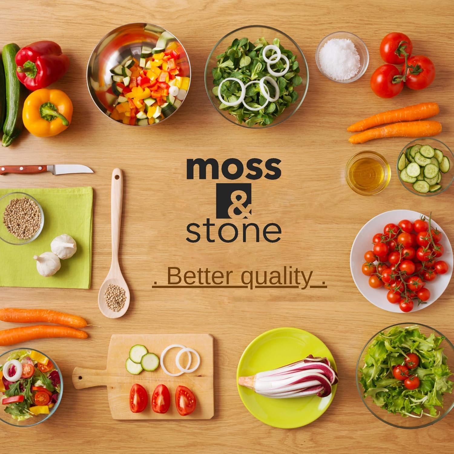 Moss & Stone 8-Cup Black Food Processor, Electric Chopper & Grinder, 500W