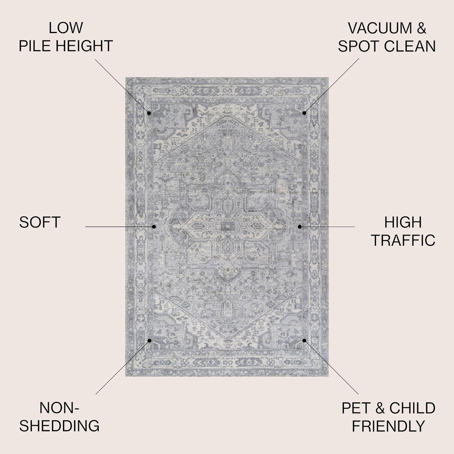 Modern Persian Vintage Medallion Runner Rug - JONATHAN Y