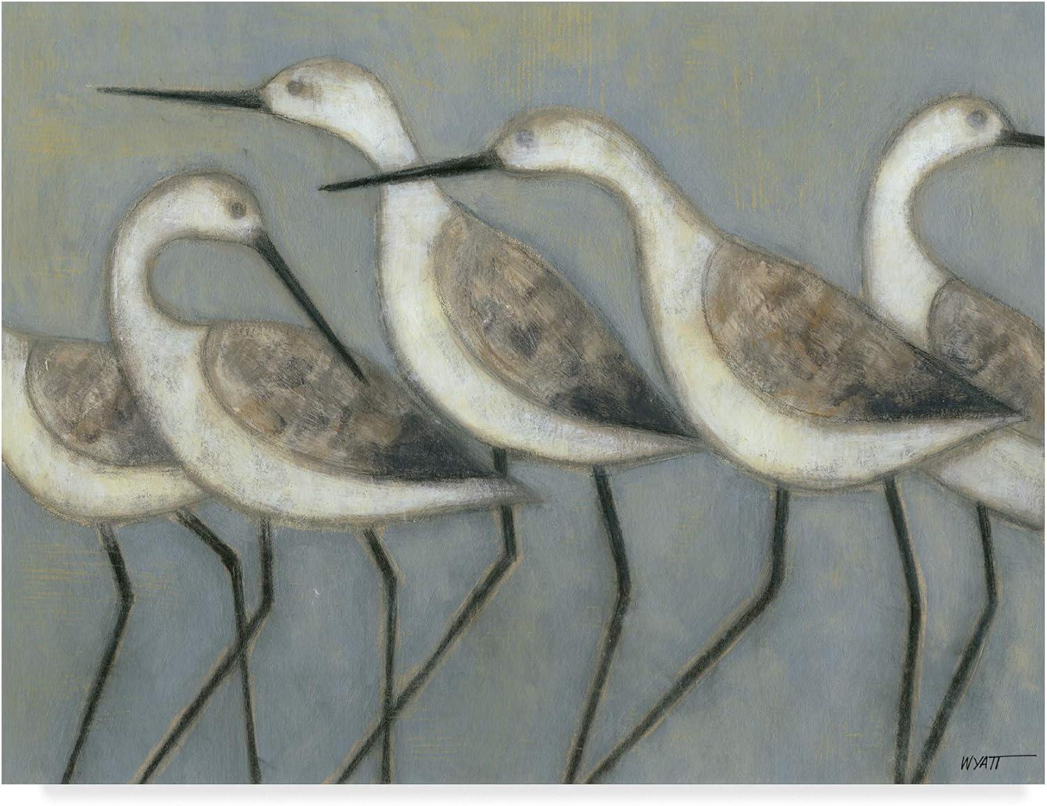 "Shore Birds I" Outdoor Canvas