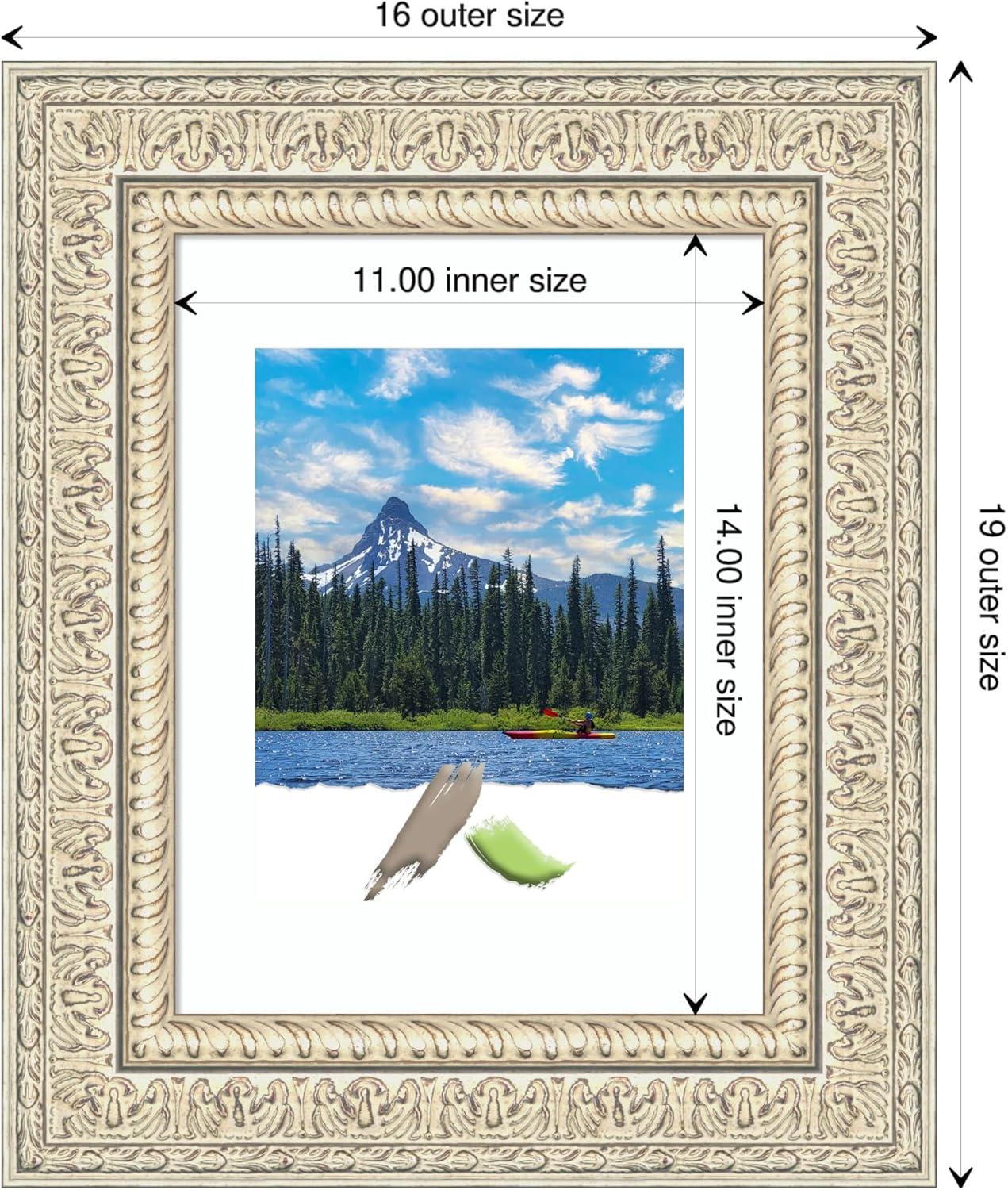 Amanti Art Fair Baroque Cream Wood Picture Frame