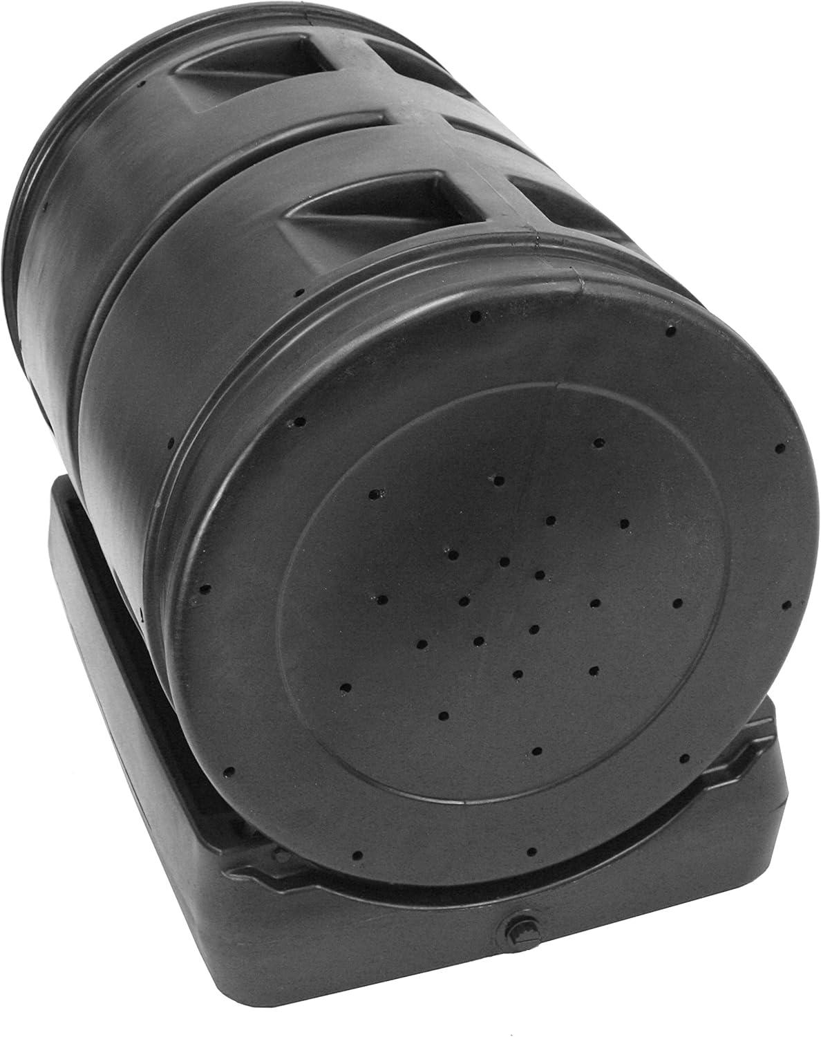 Good Ideas Compost Wizard 50 Gallons Plastic Outdoor Tumbler Composter with Latching Lid