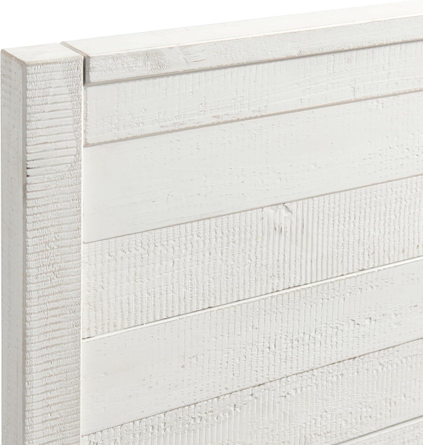 Alaterre Furniture Windsor Panel Wood Full Bed, Driftwood White