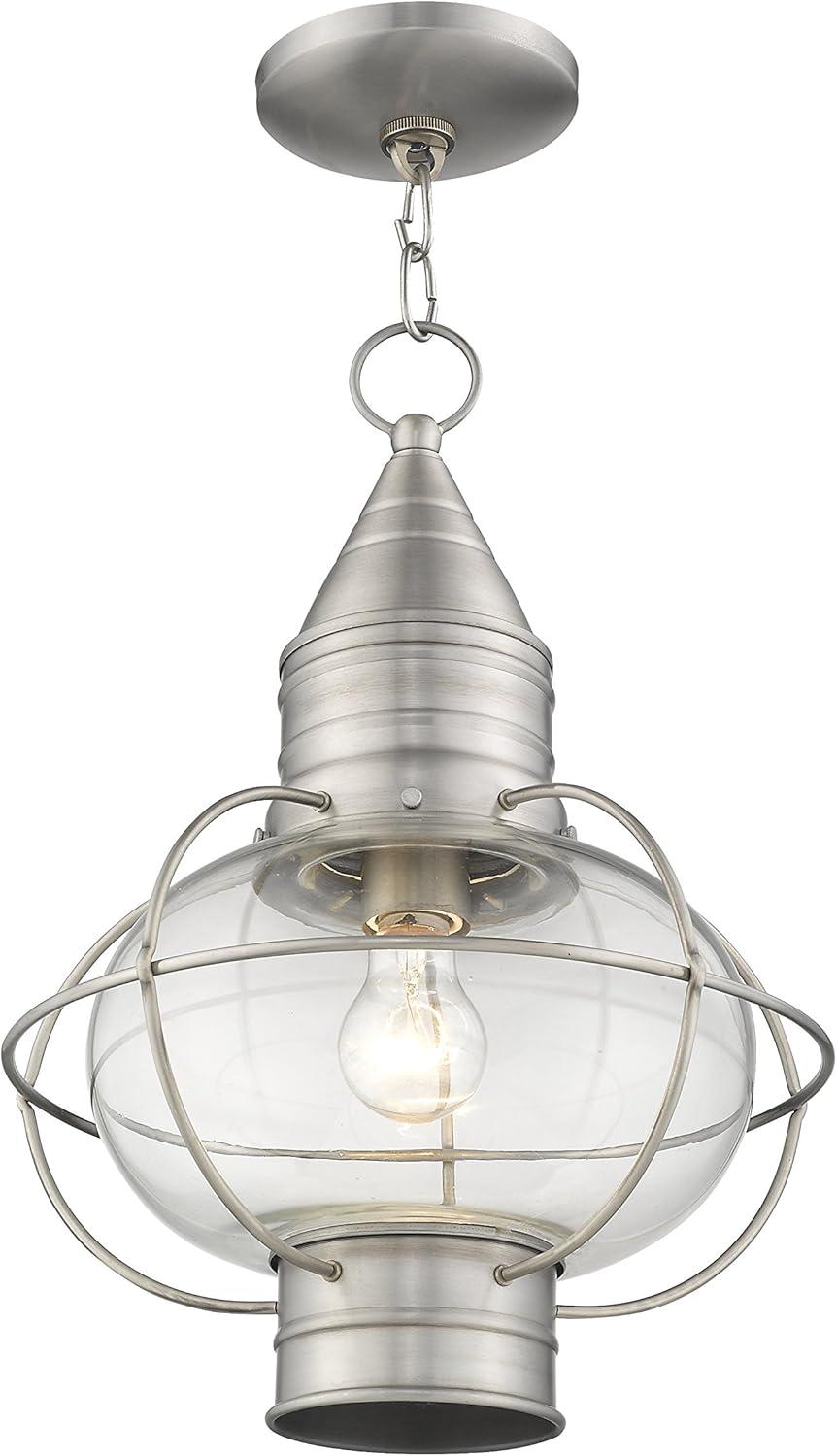 Livex Lighting Newburyport 1 - Light Pendant in  Brushed Nickel