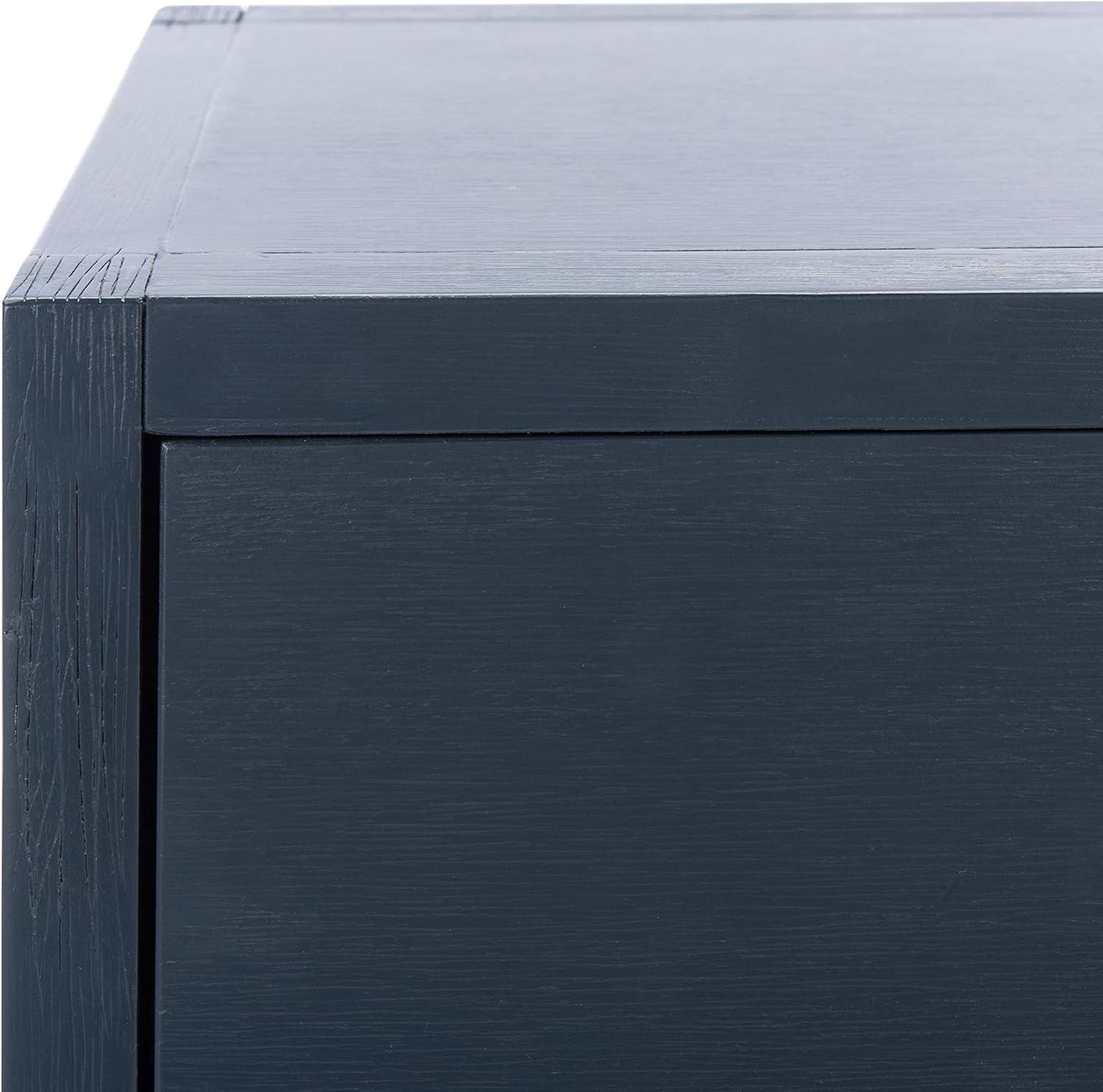 Odilia 1 Drawer Nightstand - Navy - Safavieh.