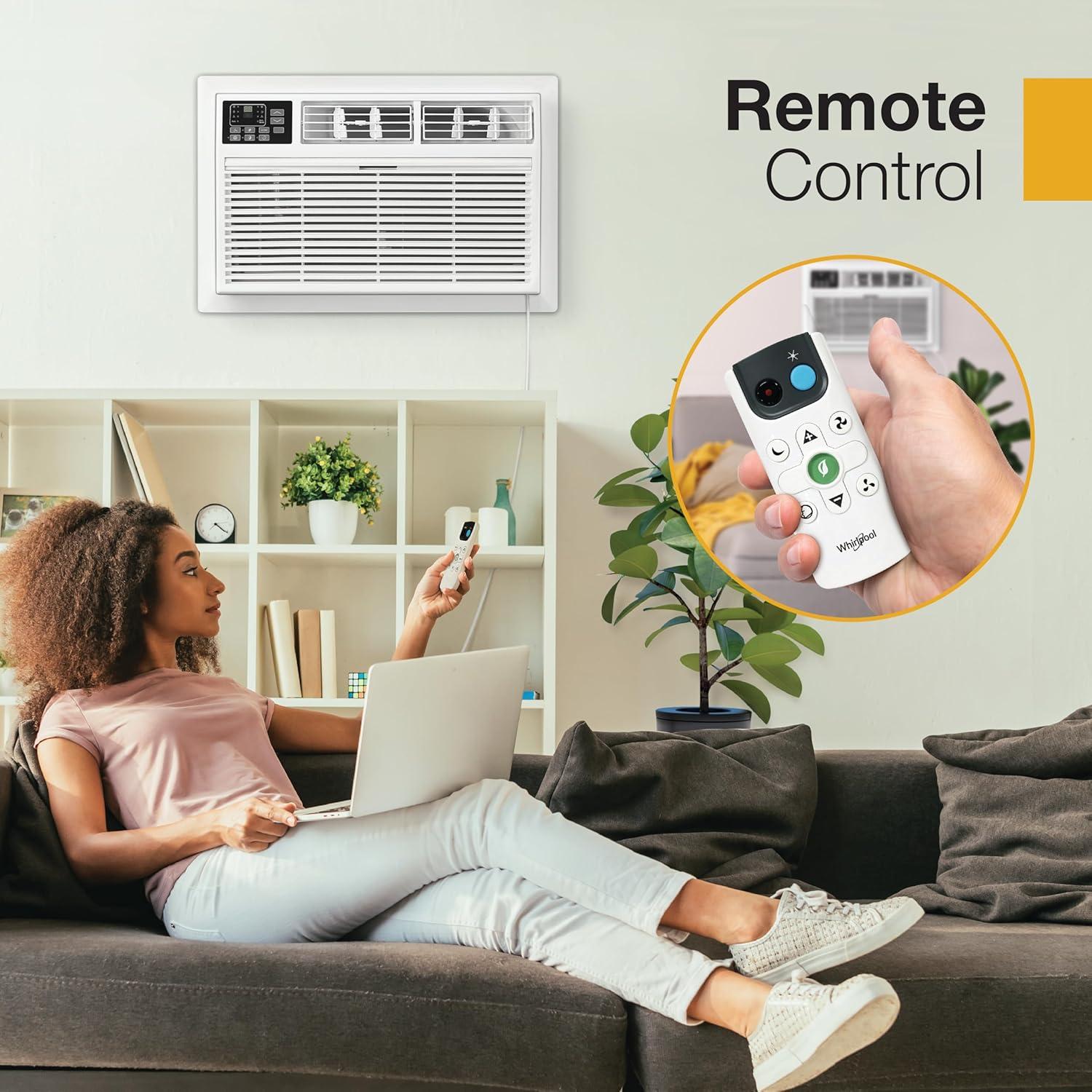 Whirlpool Whirlpool 10,000 BTU 230V Through-the-Wall Air Conditioner with Remote Control