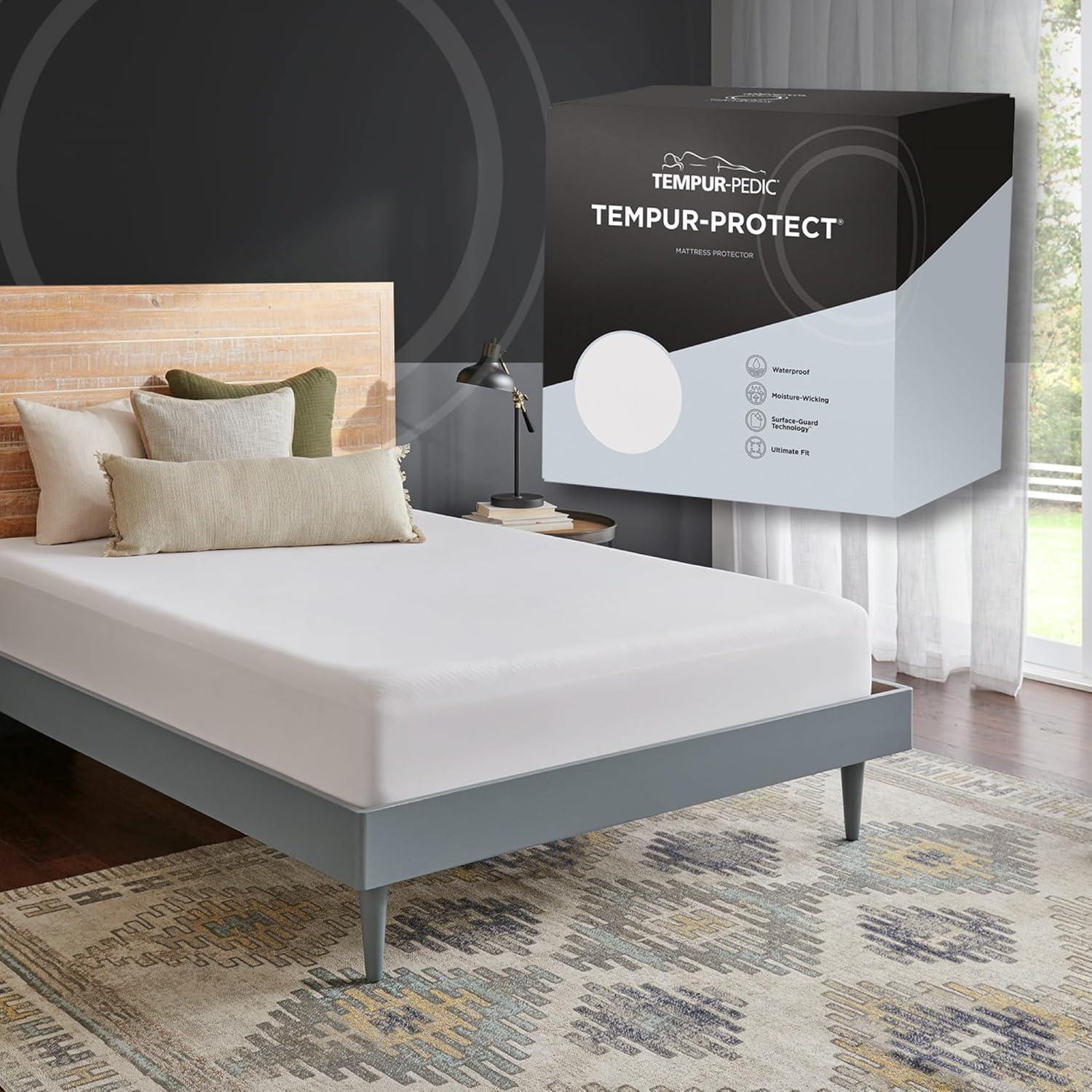 Tempur-Pedic Tempur-Protect Waterproof Mattress Protector, Twin XL, Adult