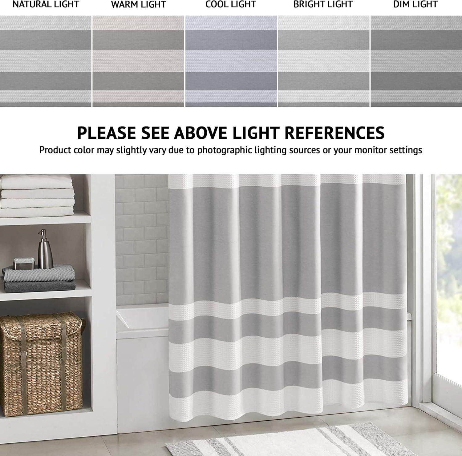 Striped Single Shower Curtain