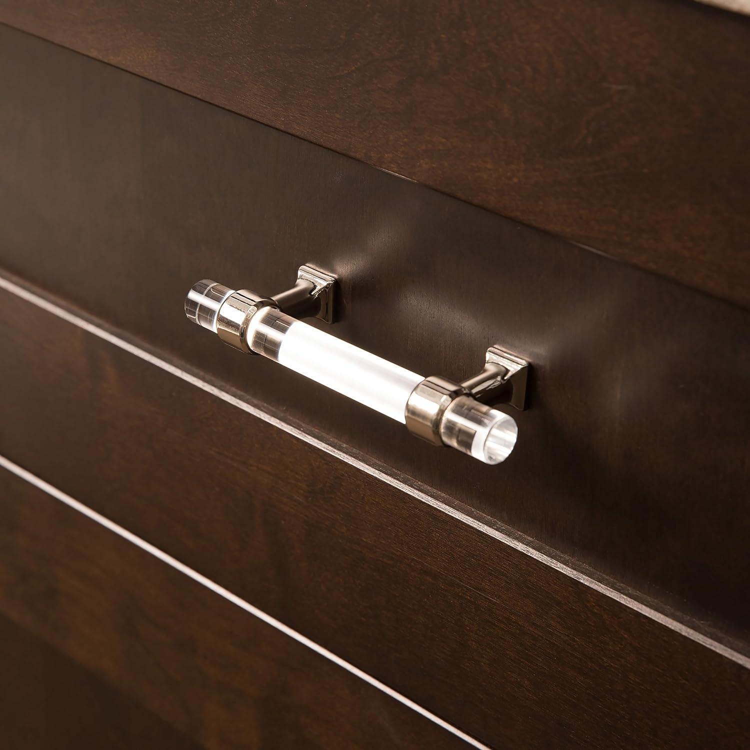 Crystal Palace Kitchen Handles, Solid Core Drawer Pulls for Cabinet Doors, 3-3/4"