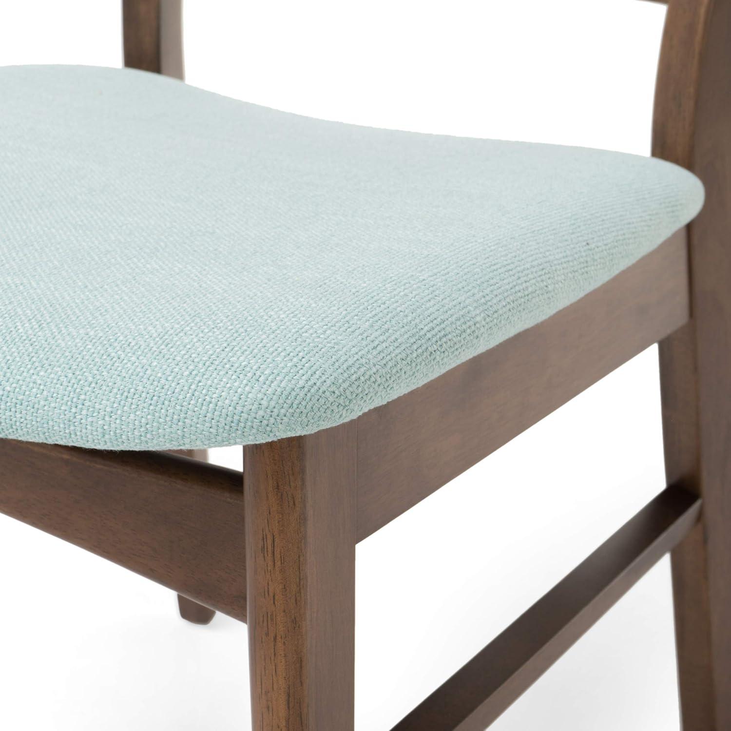 Christopher Knight Home Idalia Mid-century Modern Dining Chairs (Set of 4) by  Dark Gray + Walnut Walnut Finish