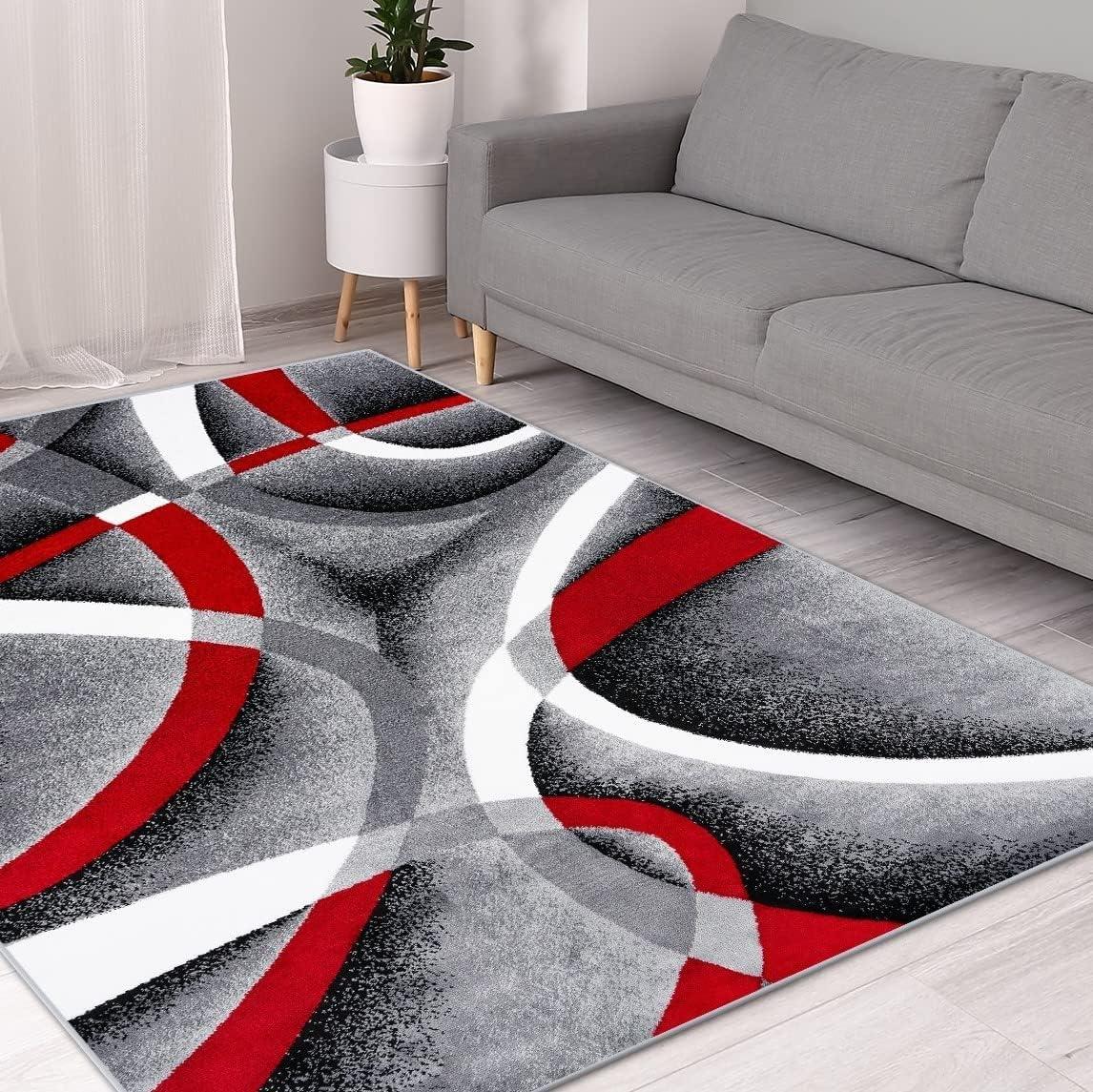 Luxe Weavers Modern Abstract Geometric Area Rug