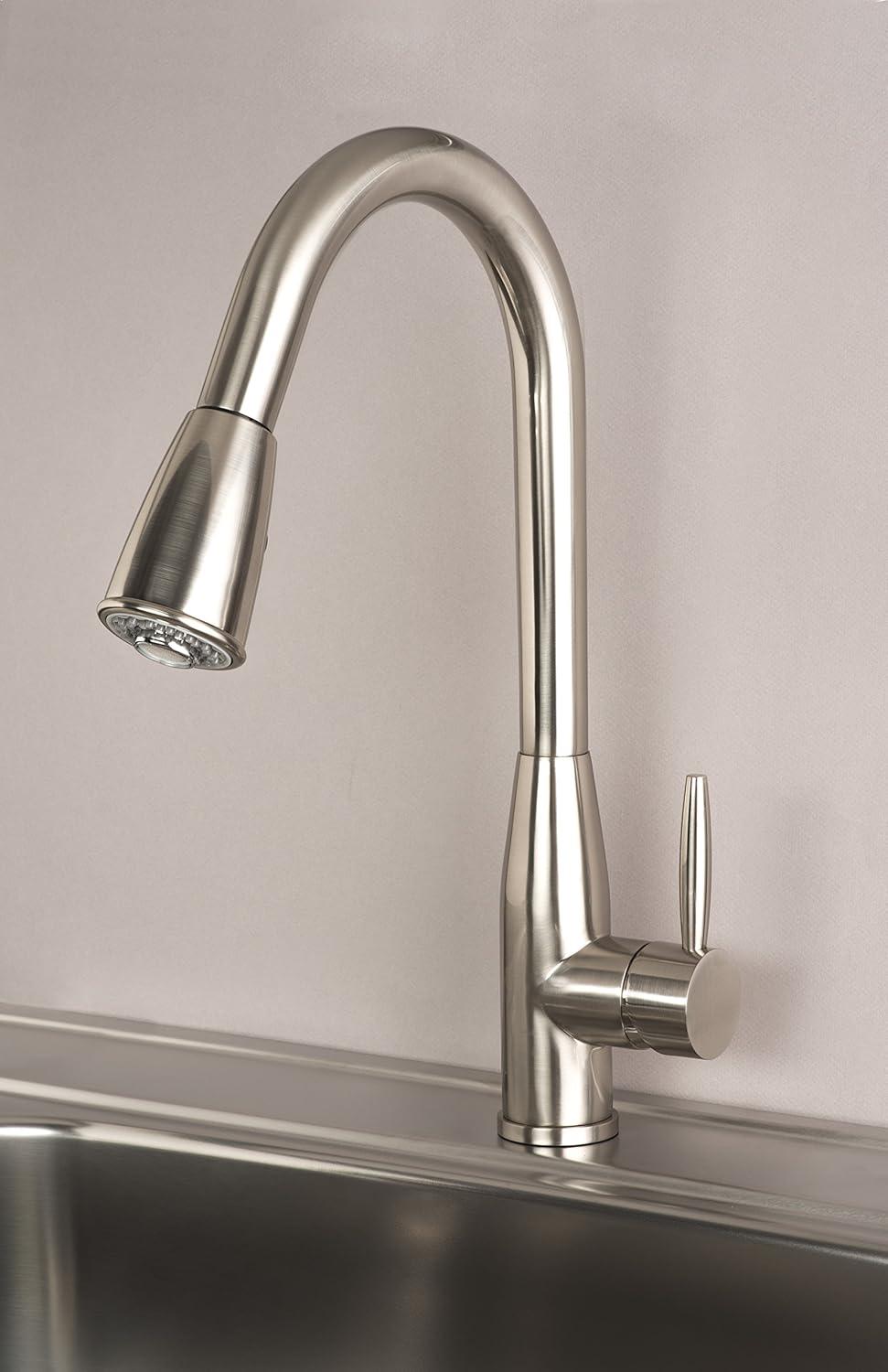 Single Handle Pull Down Kitchen Faucet