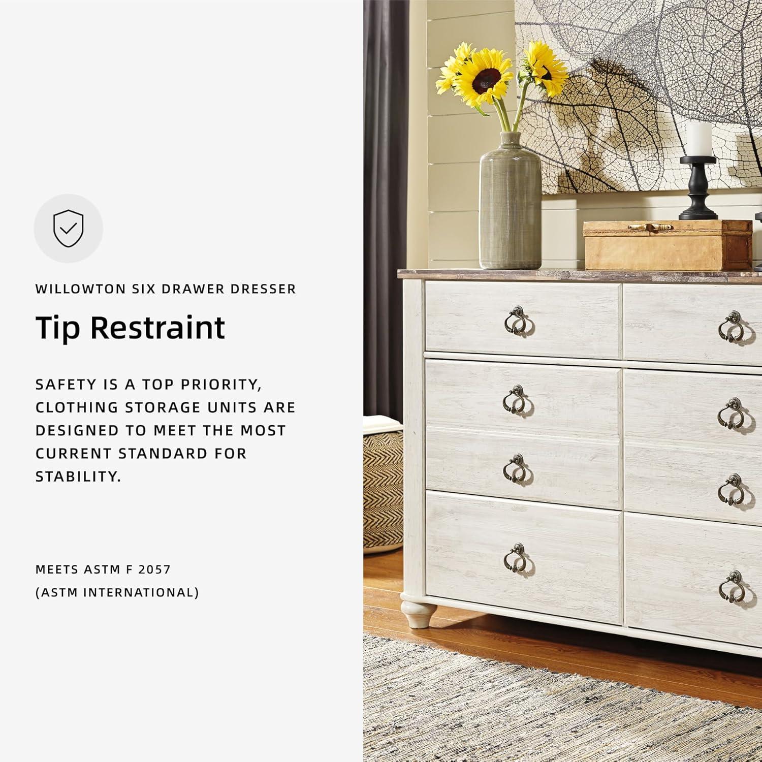 Barzan 60.94'' W 6 - Drawer Dresser