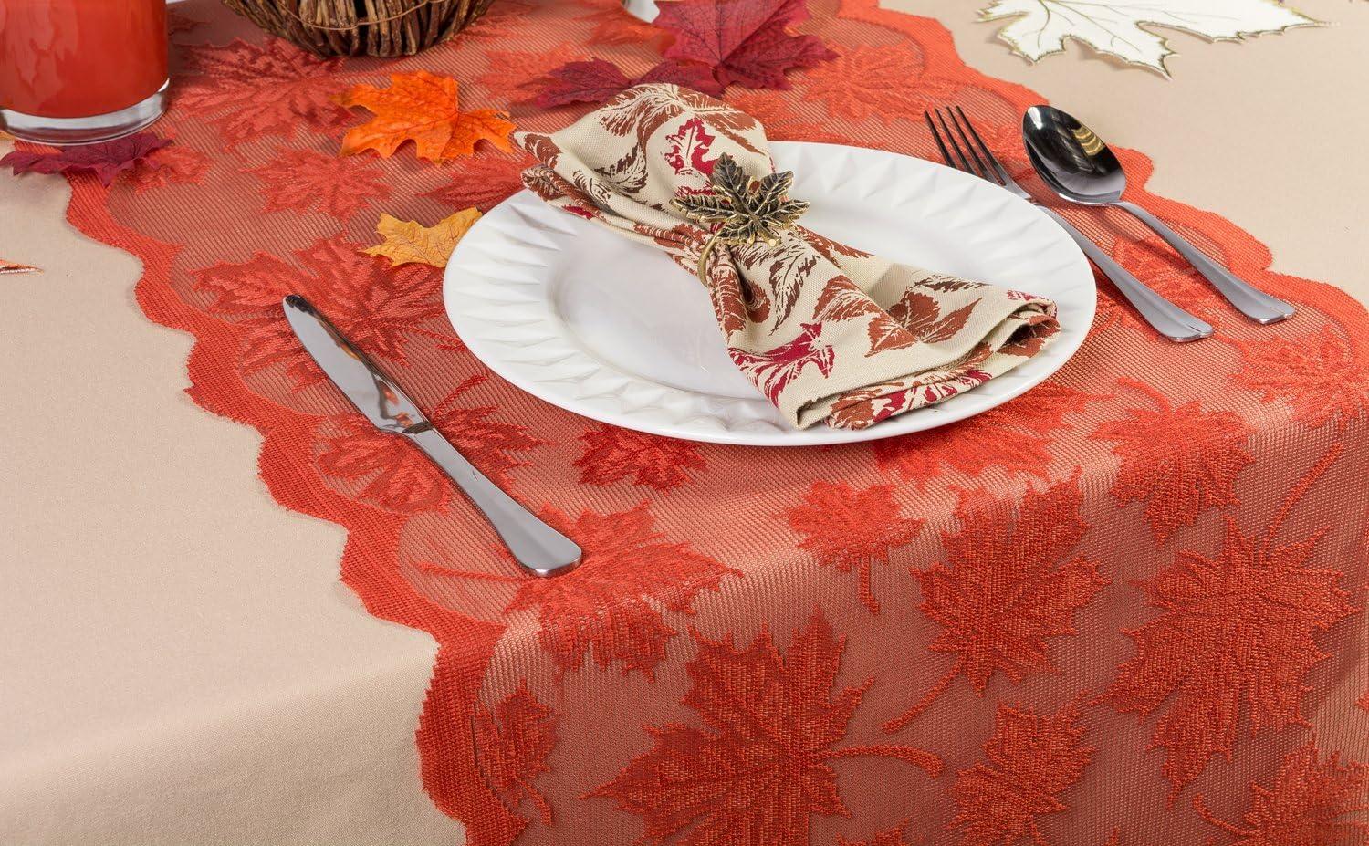 Rustic Leaves Napkin (Set of 6)